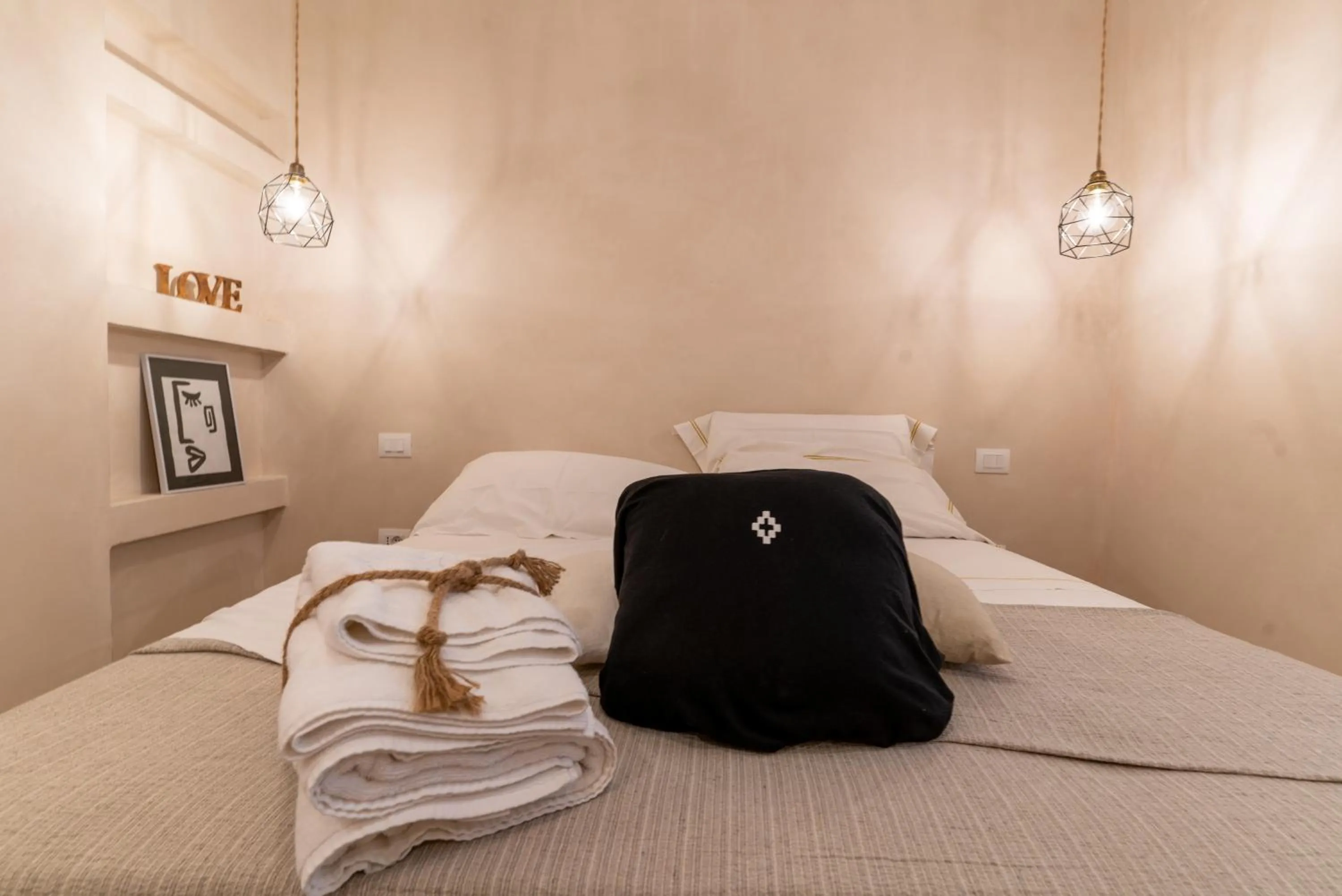 Decorative detail, Bed in MORF suites