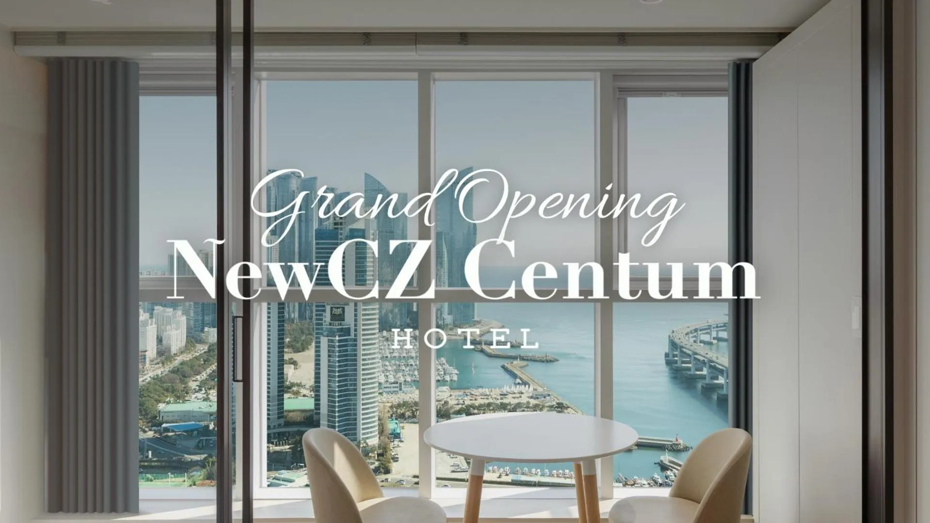 Text overlay in NewCZ Centum Hotel