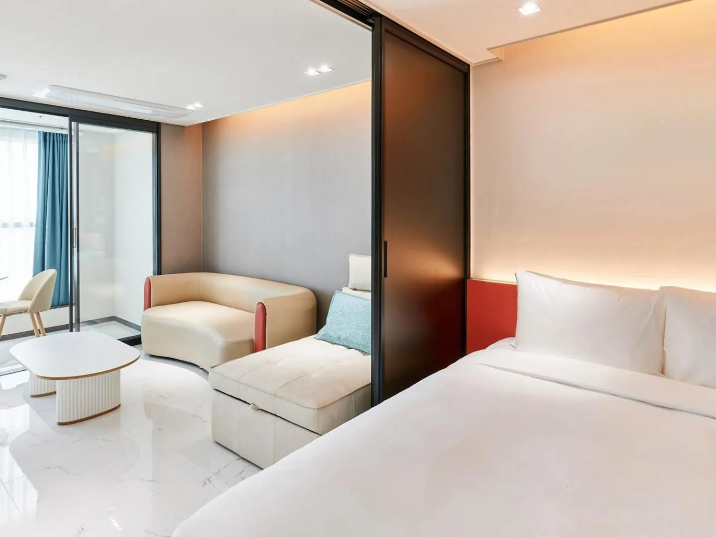 Bed in NewCZ Centum Hotel