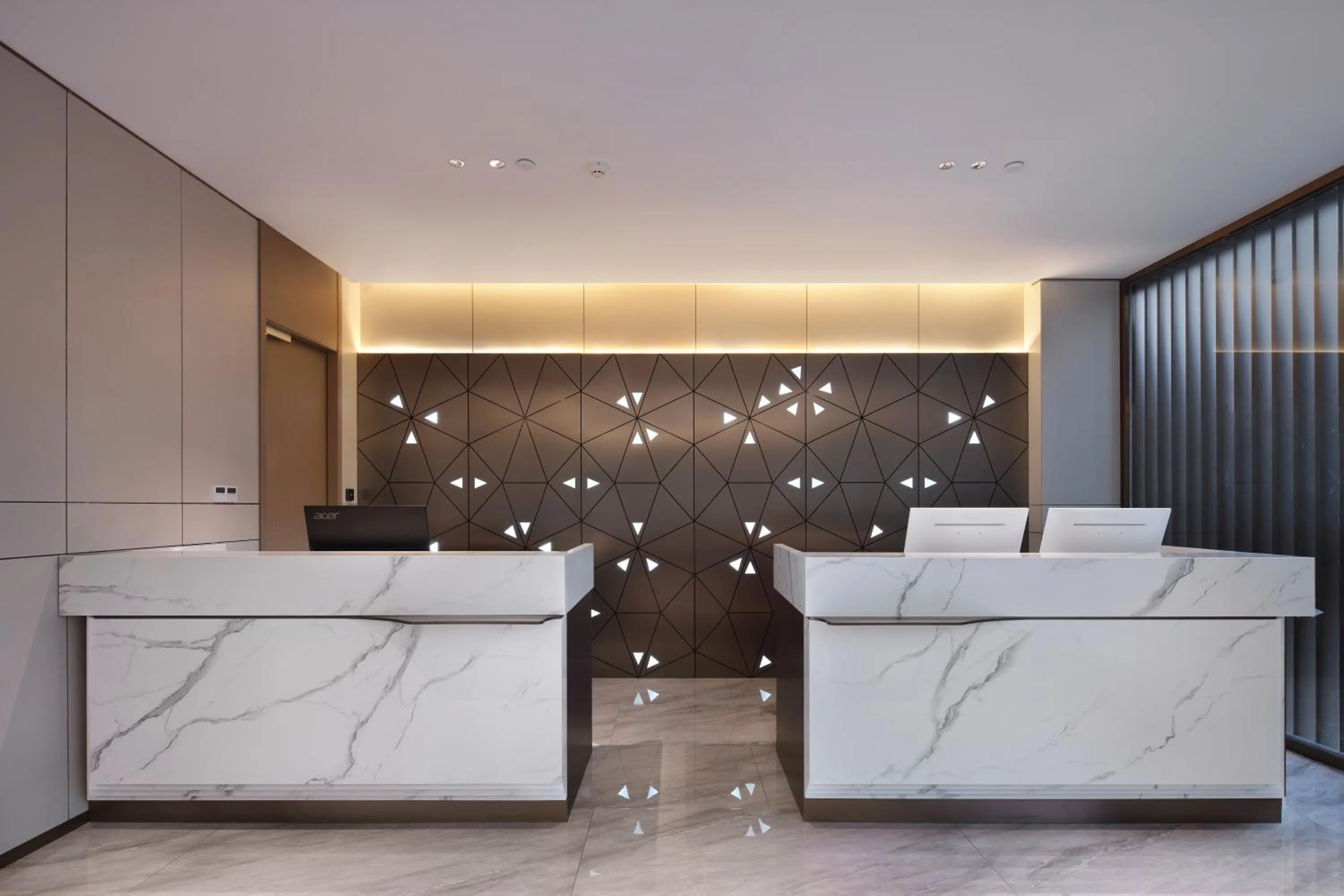 Lobby or reception in Jinglai Zhenxuan Shanghai Tongji Hospital Xincun Road Subway Station Hotel