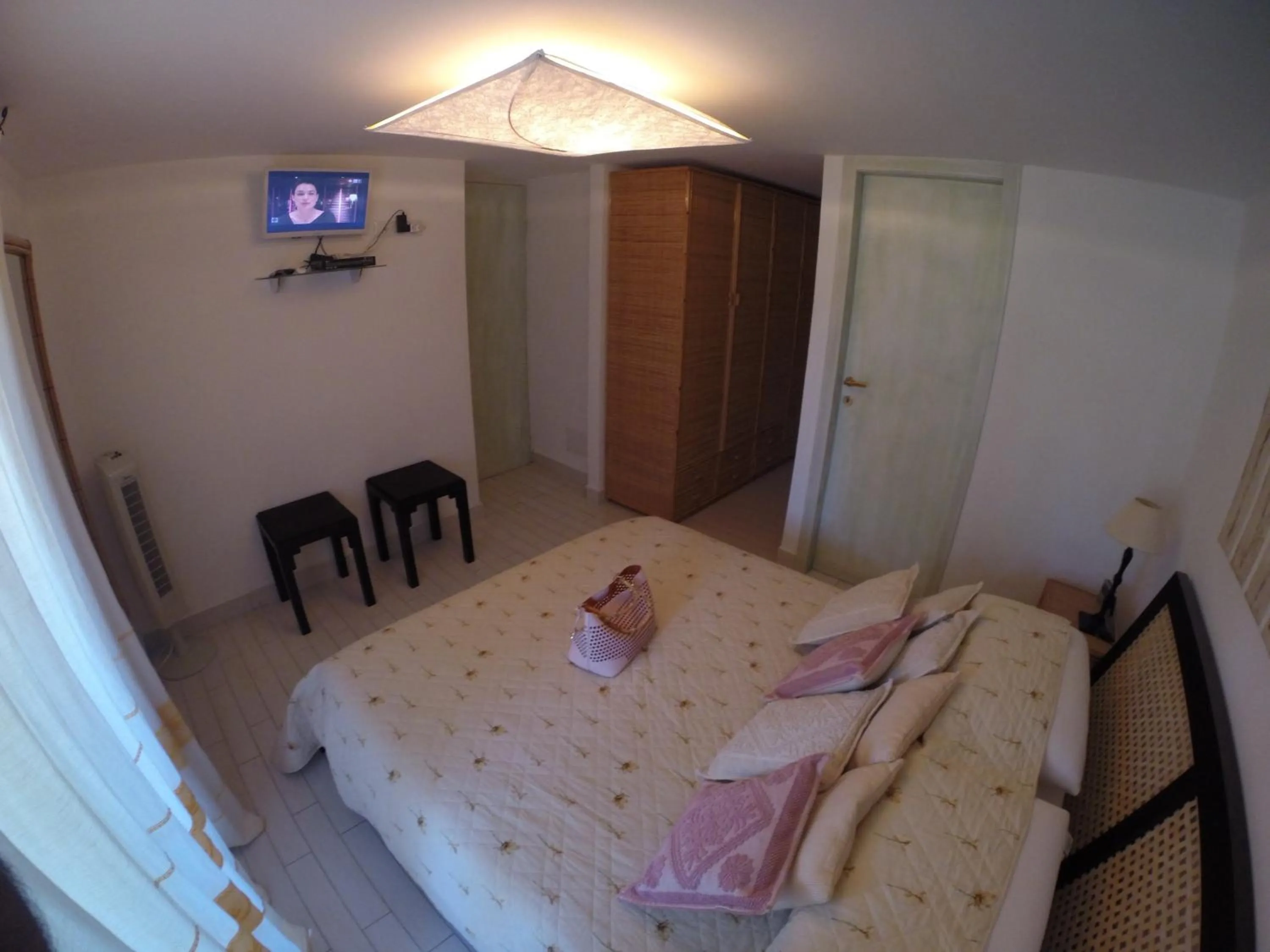 Bedroom, Bed in Luxury Apartment Sardegna