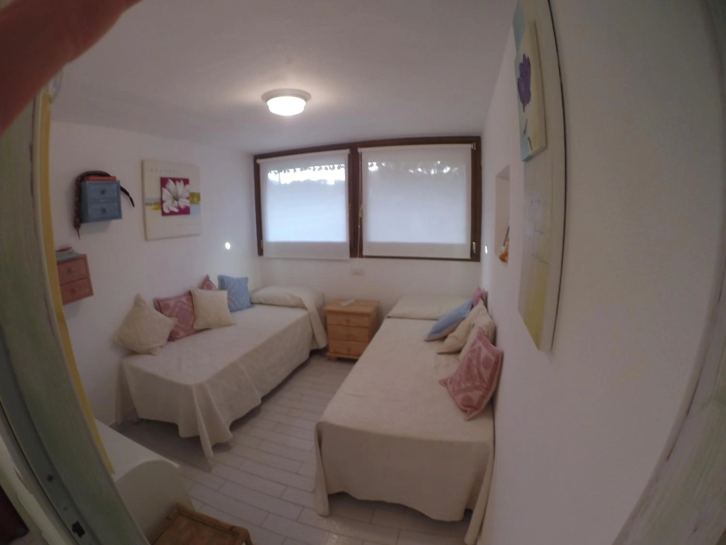 Bedroom, Bed in Luxury Apartment Sardegna