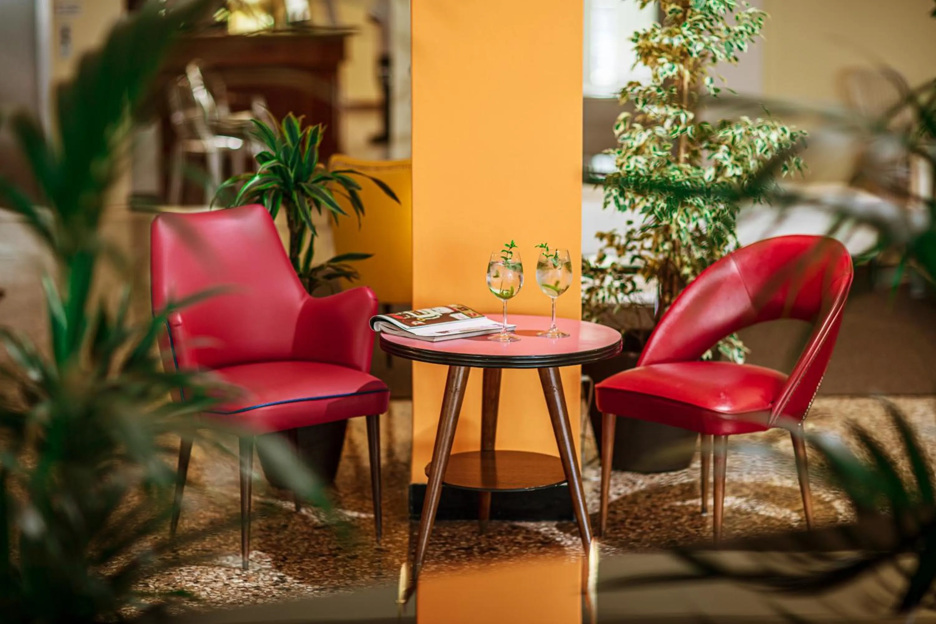 Living room in Hotel Astor