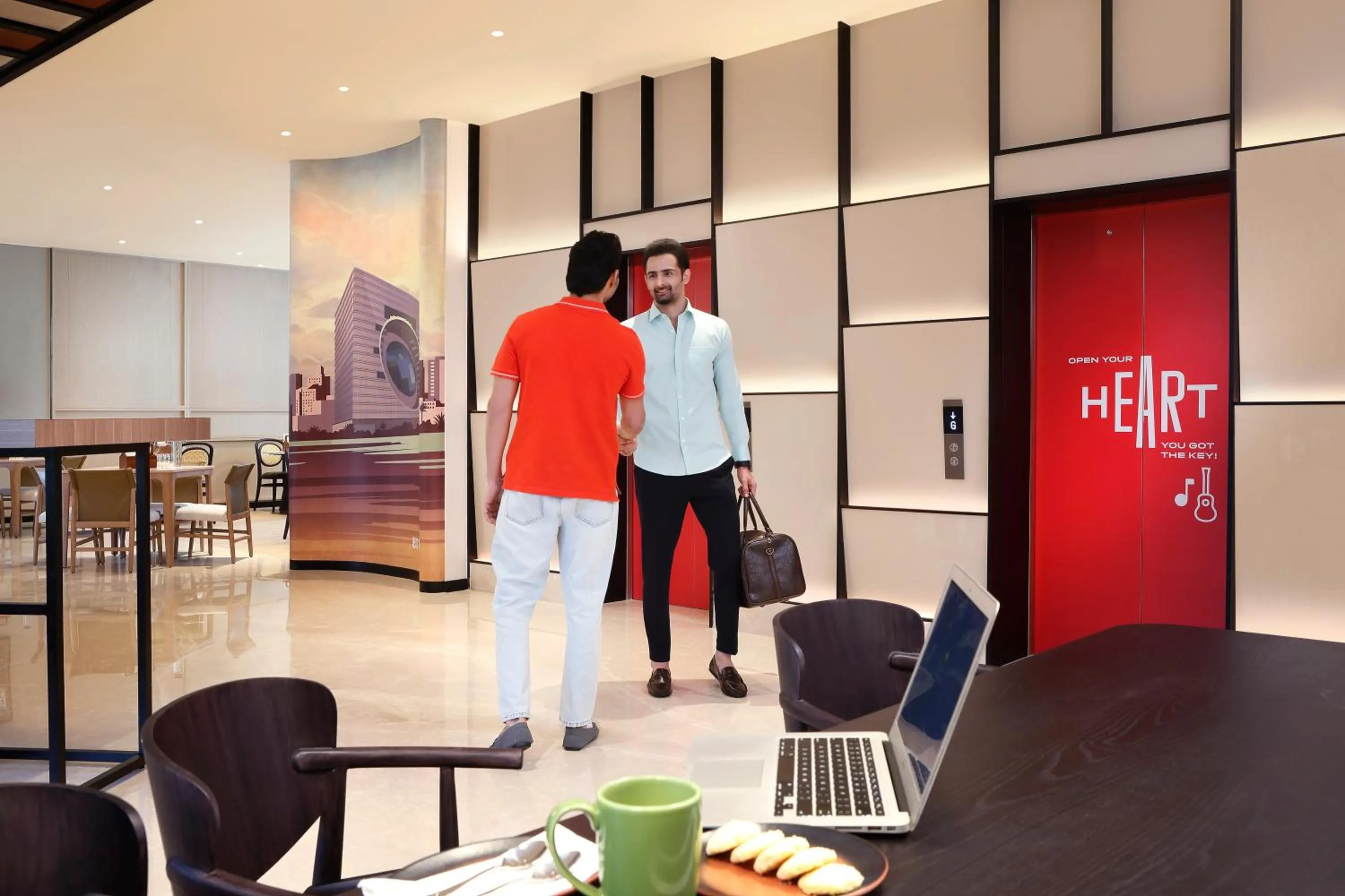 Lobby or reception in ibis Mumbai BKC