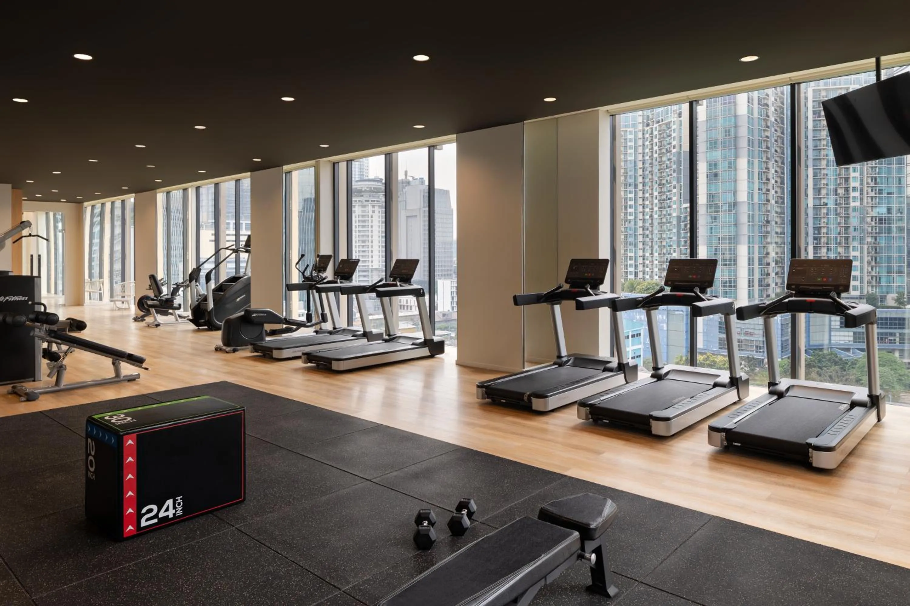 Fitness centre/facilities in Swissôtel Living Jakarta Mega Kuningan