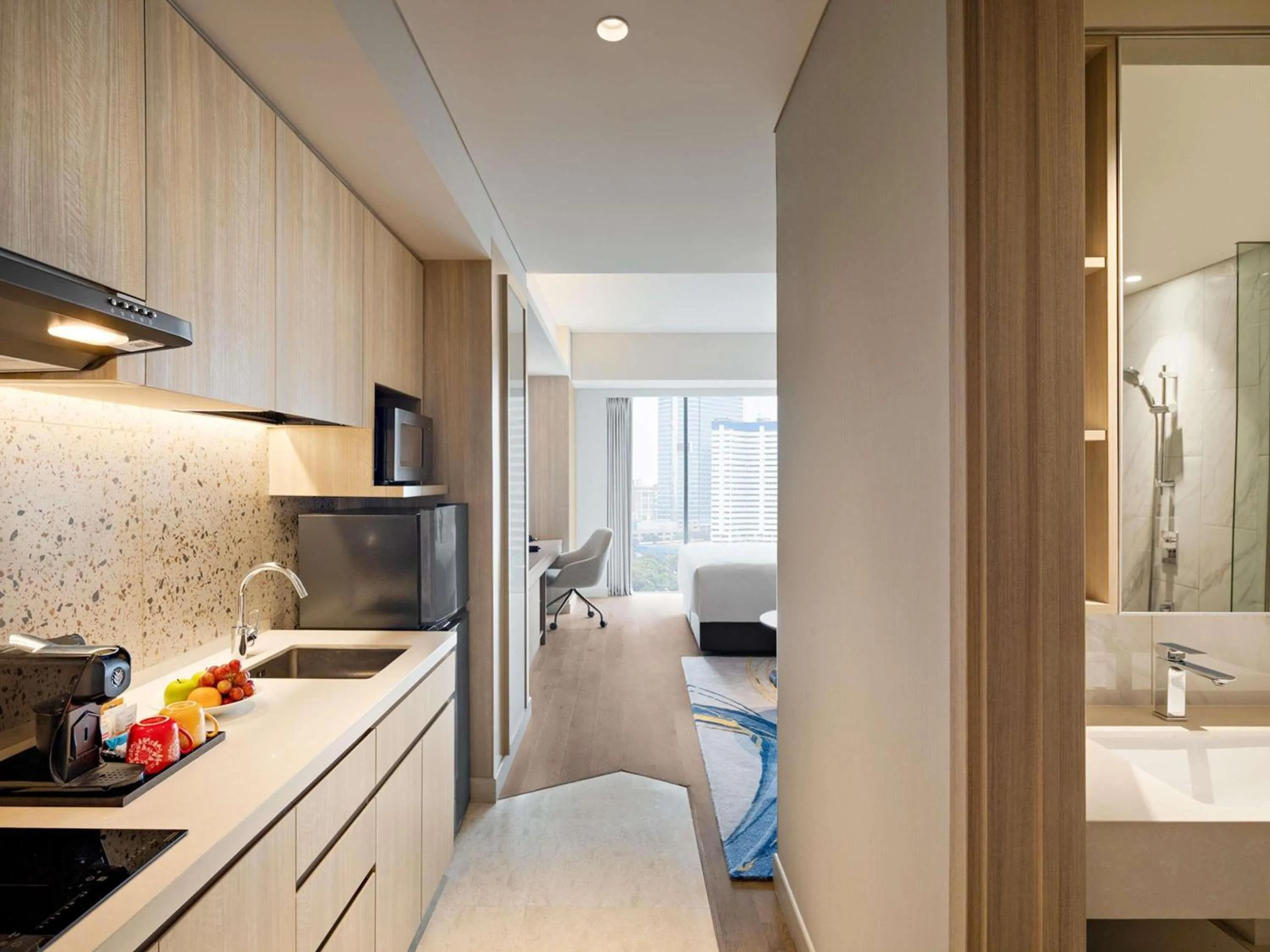 Bedroom in Swissôtel Living Jakarta Mega Kuningan