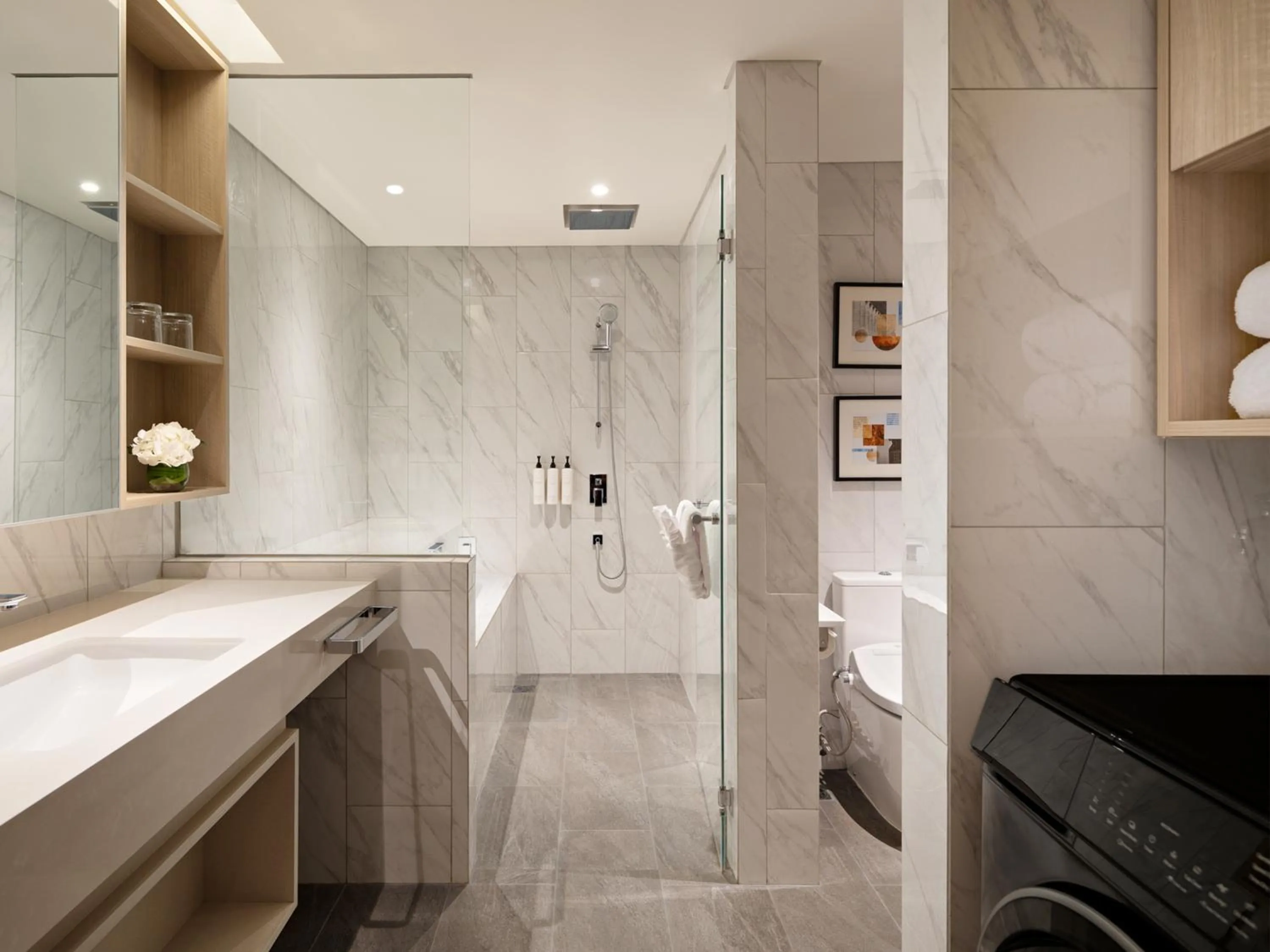 Shower in Swissôtel Living Jakarta Mega Kuningan