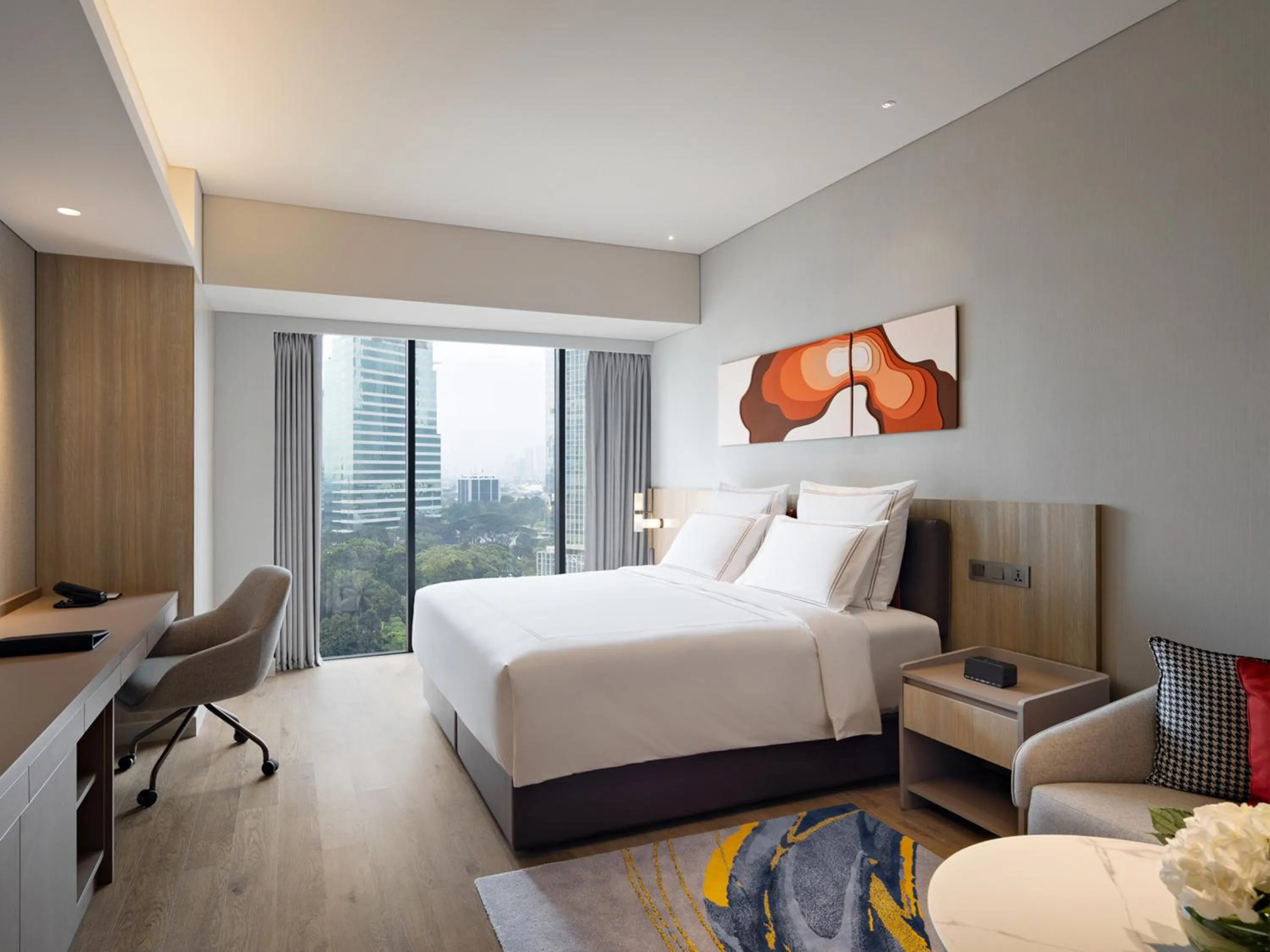 Bed in Swissôtel Living Jakarta Mega Kuningan