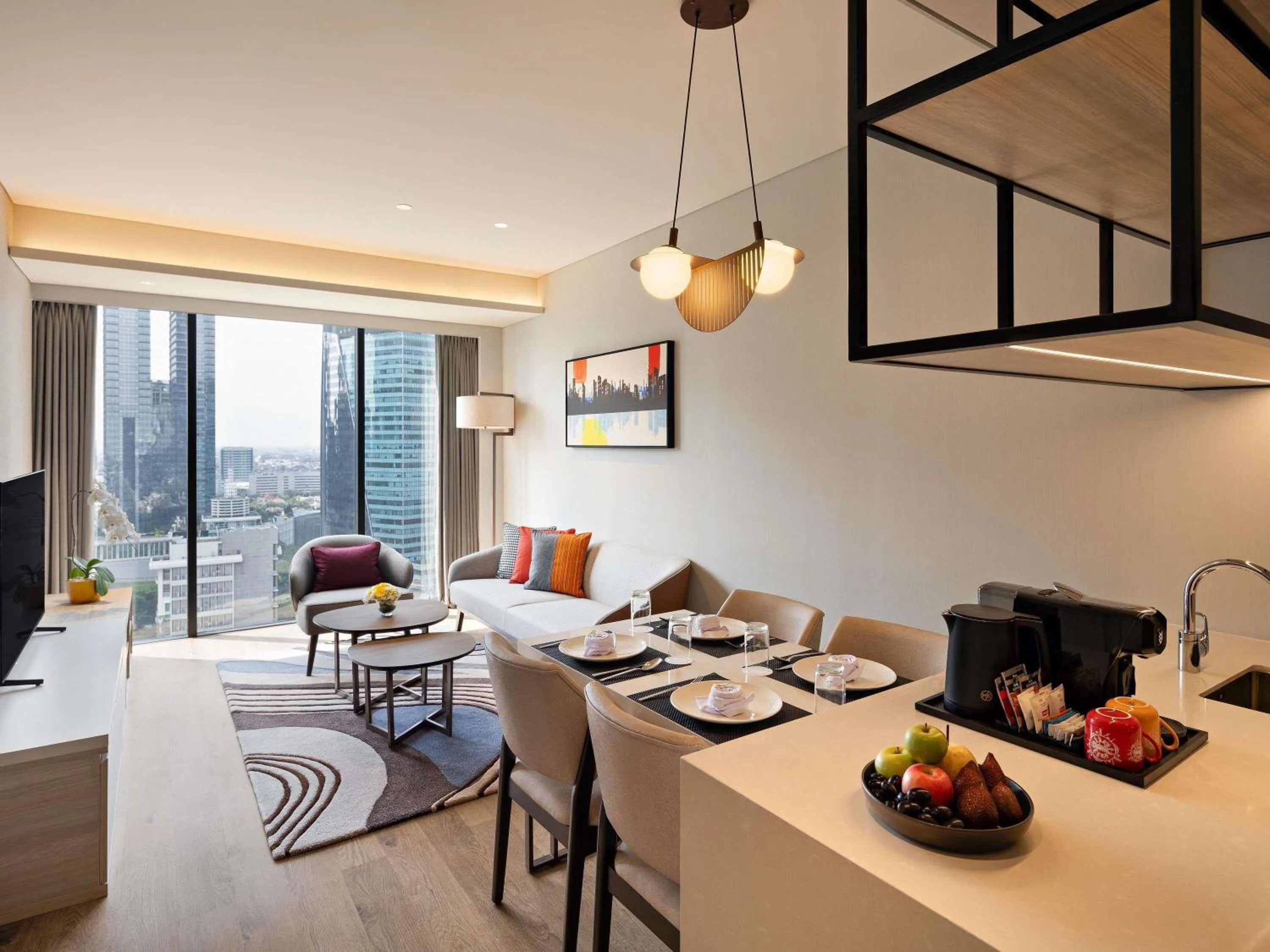 Bedroom in Swissôtel Living Jakarta Mega Kuningan