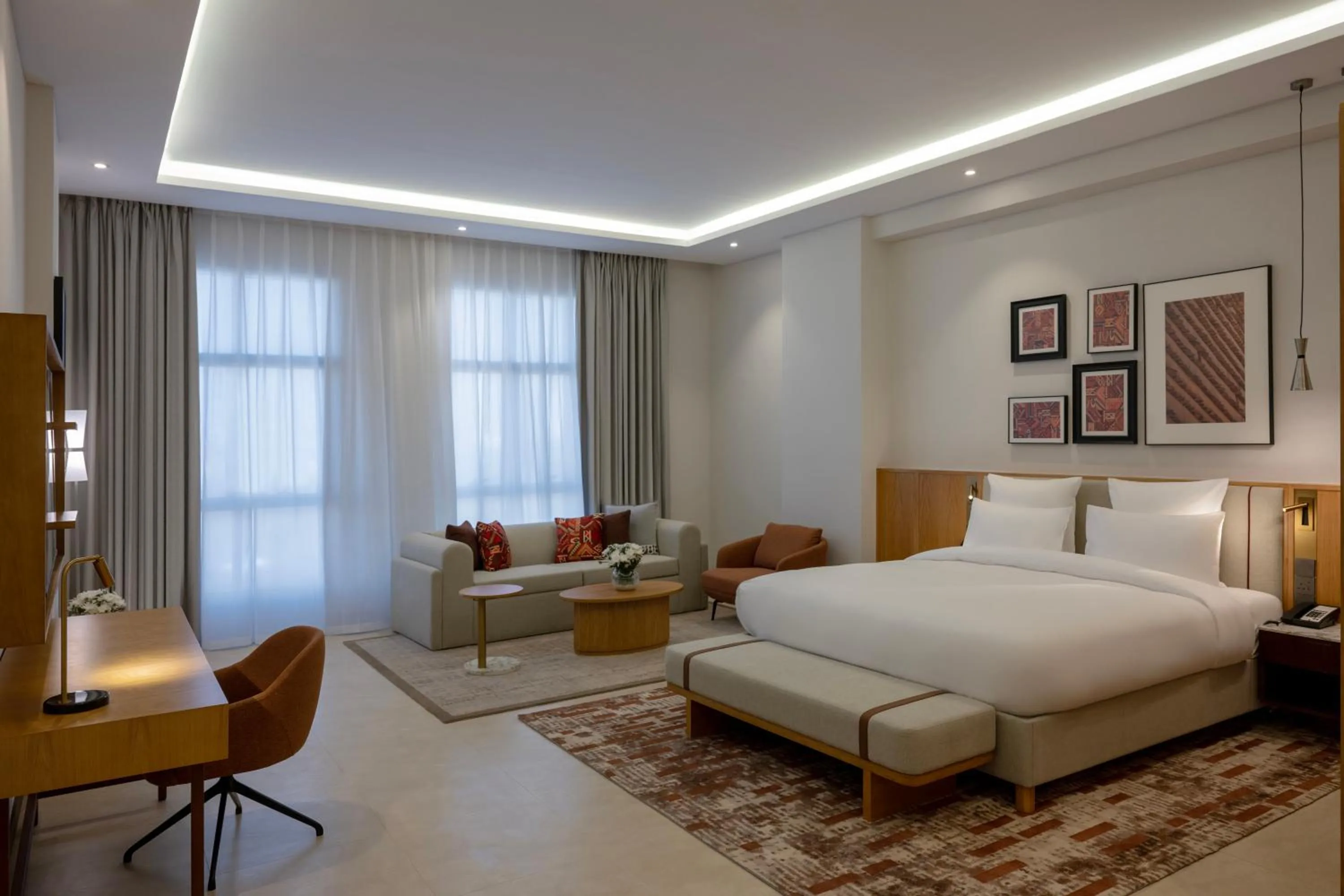 Bedroom, Bed in Mercure Hotel Khamis Mushait by Accor