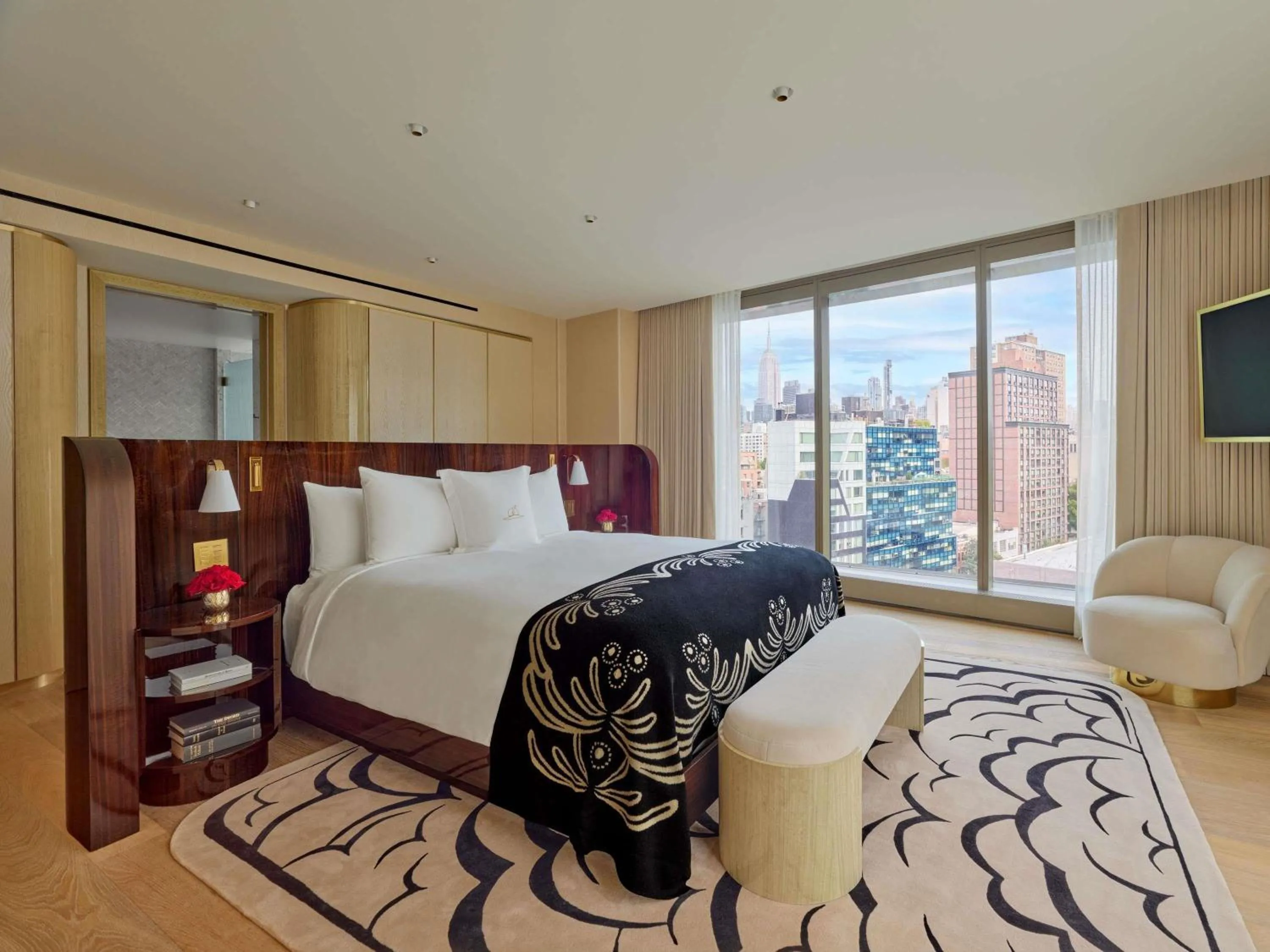 Bedroom, Bed in Faena New York