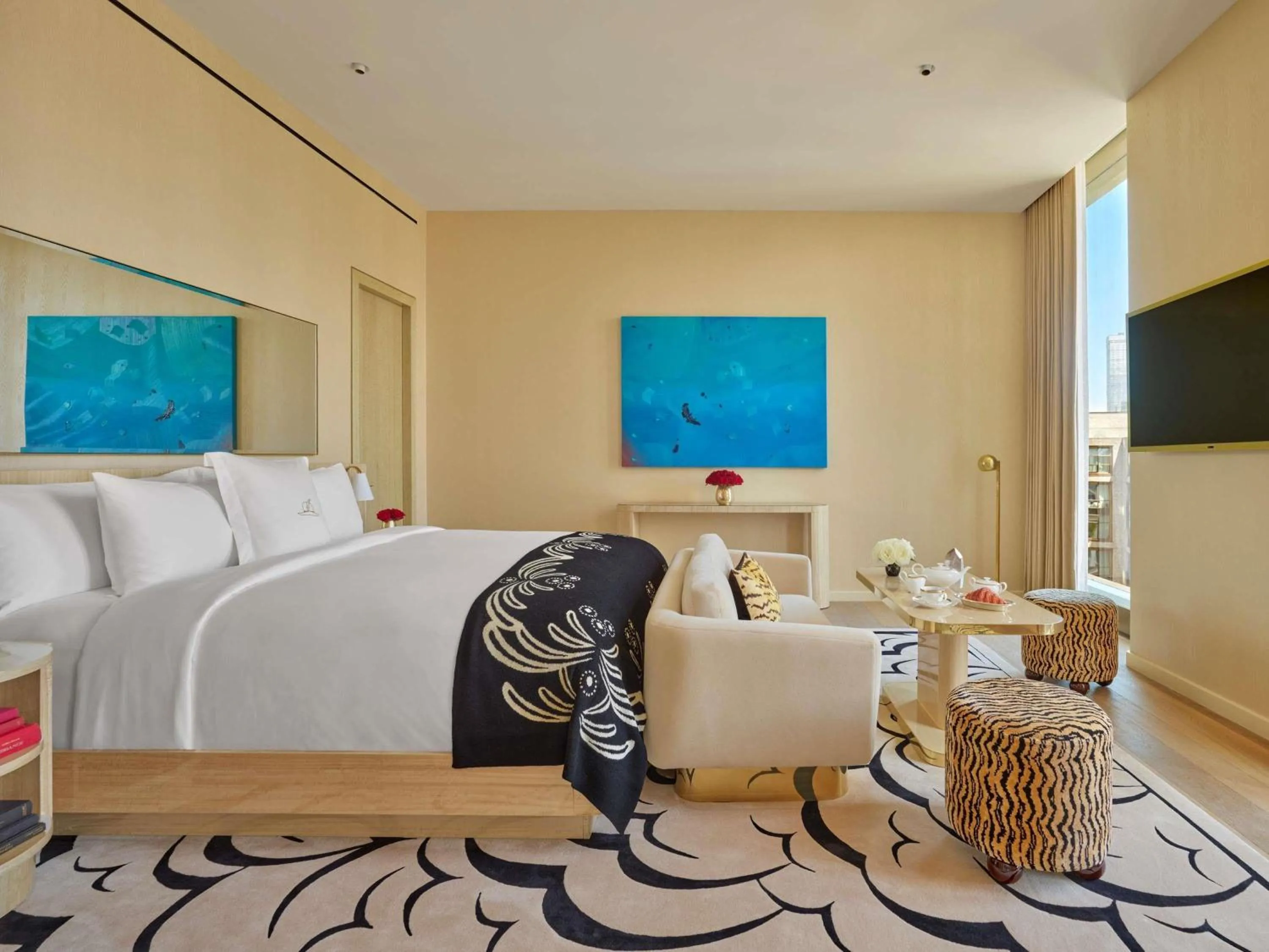 Bedroom, Bed in Faena New York