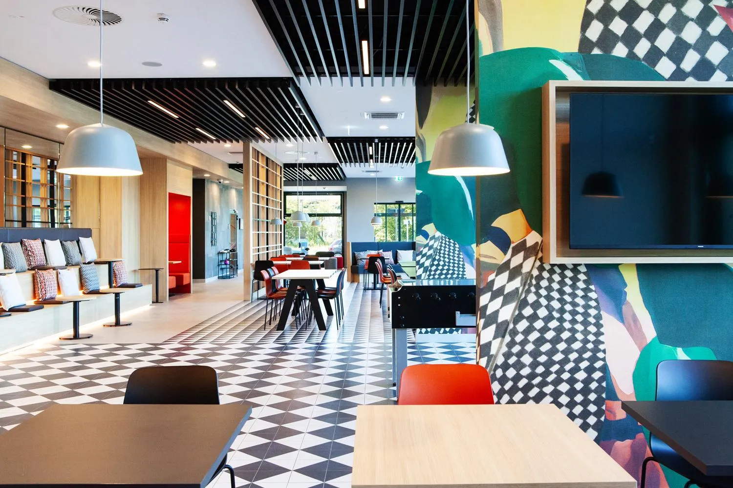 Decorative detail in ibis budget Hotel Berlin Airport