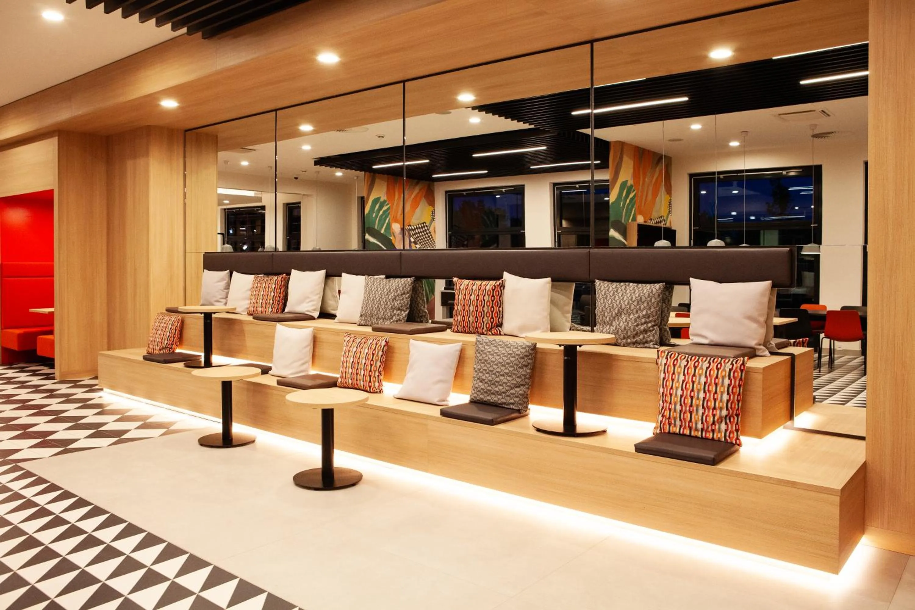 Lobby or reception in ibis budget Hotel Berlin Airport