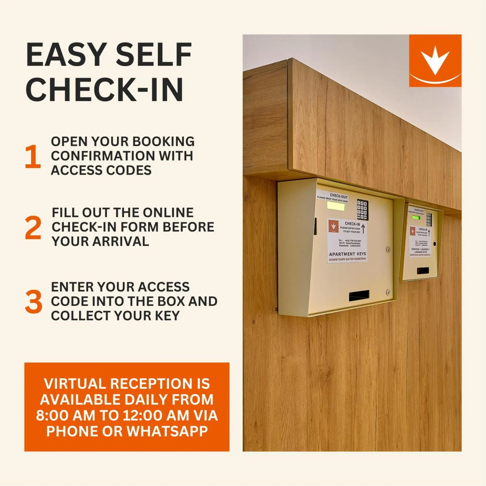 Lobby or reception in DownTown Suites Andel