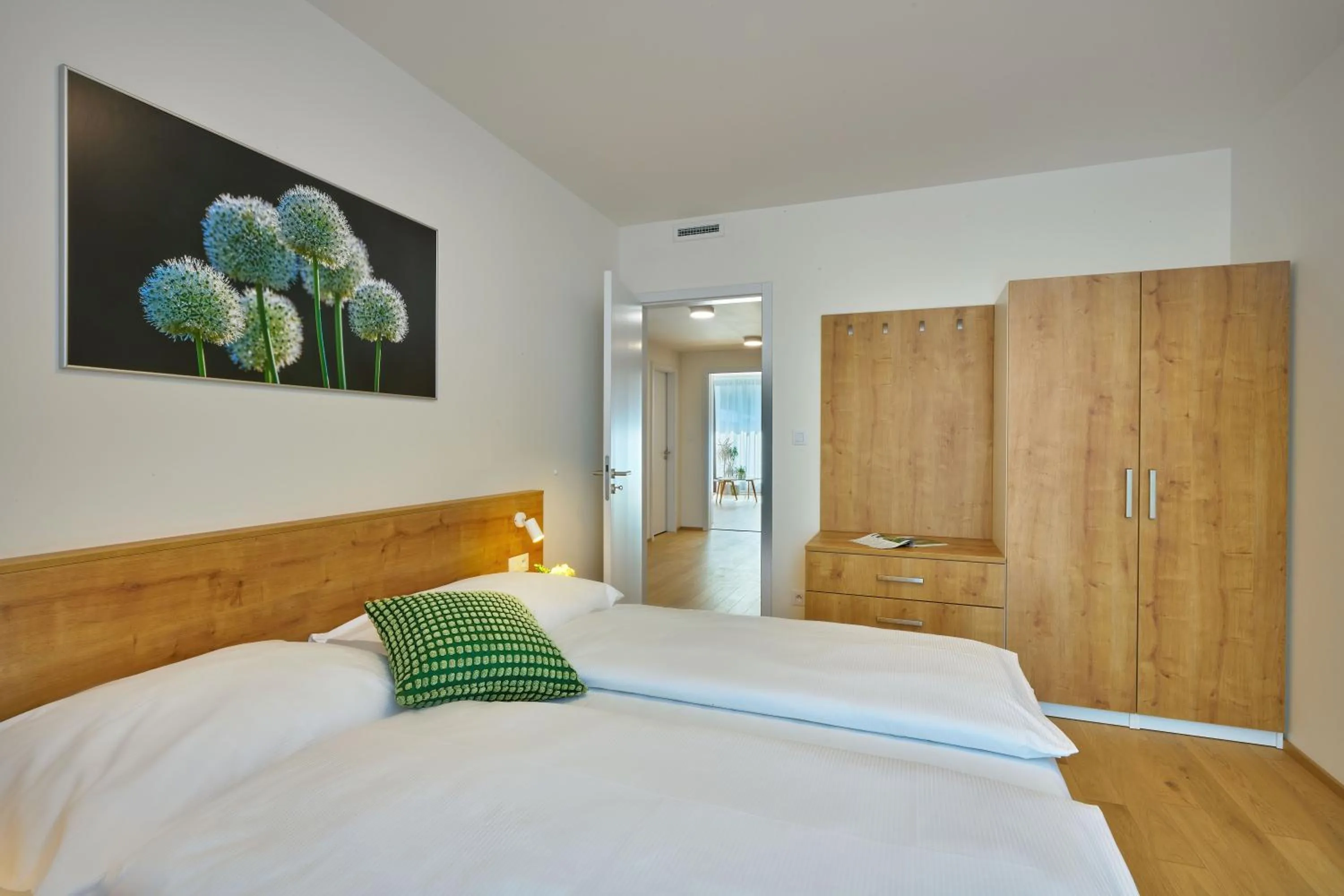 Bed in DownTown Suites Andel