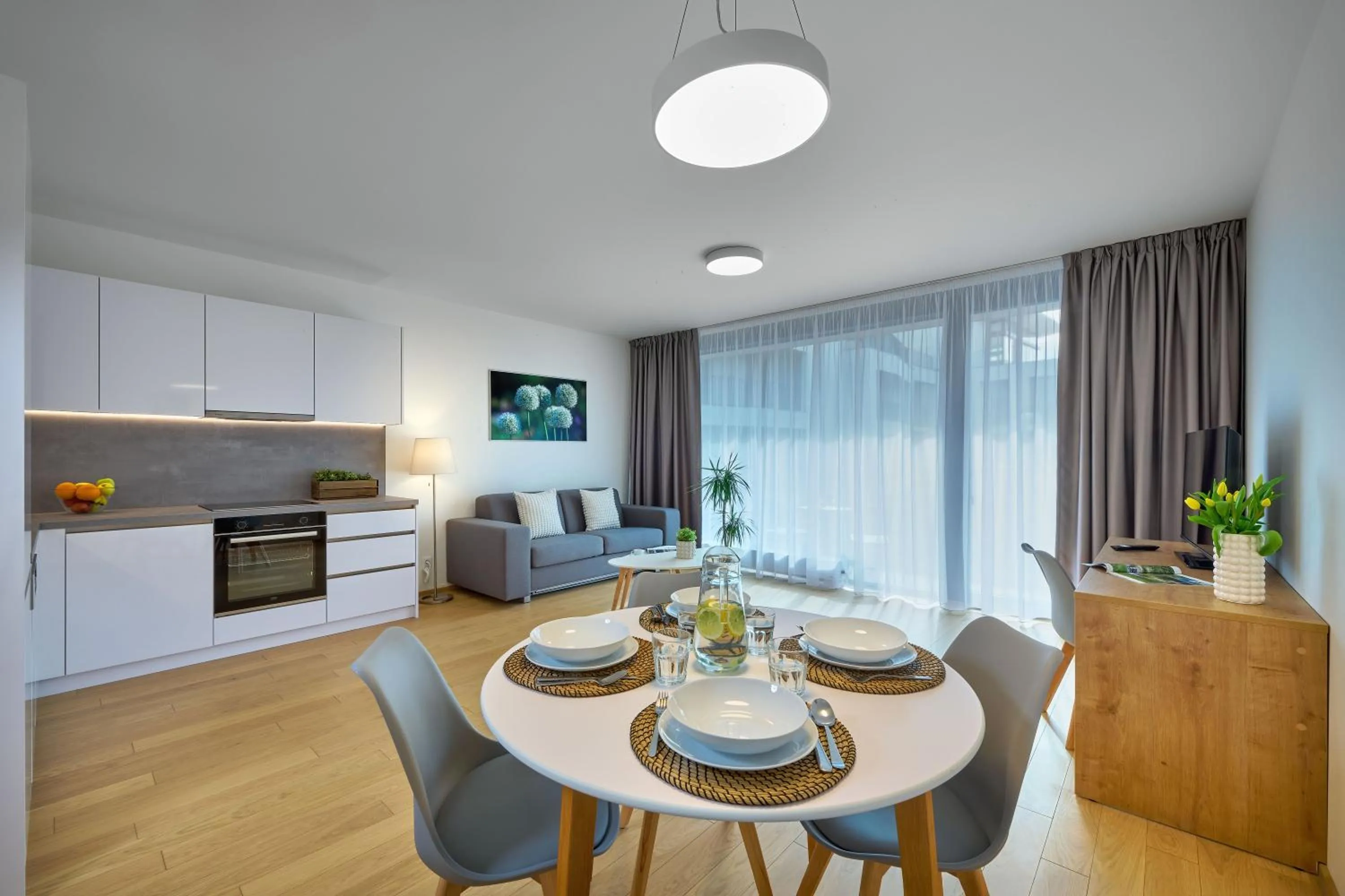 TV and multimedia in DownTown Suites Andel