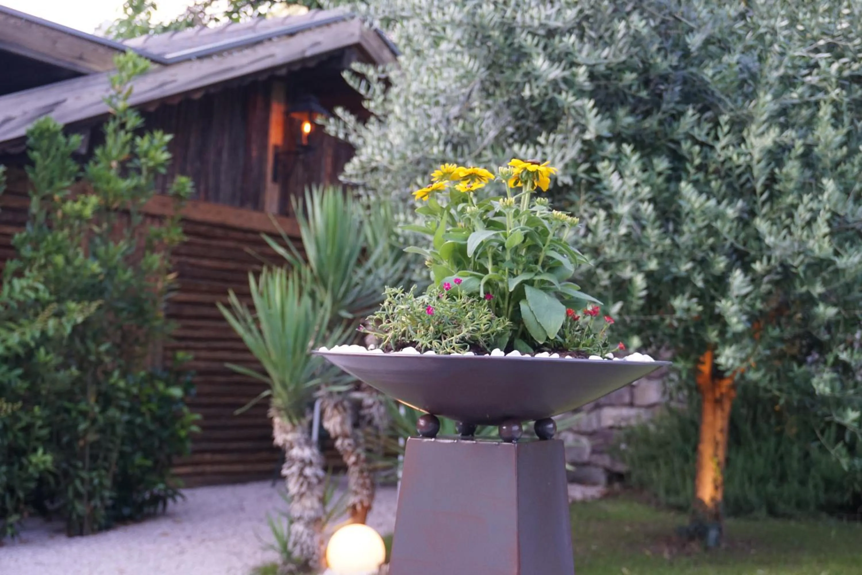 Garden in Guesthouse Dolomiten