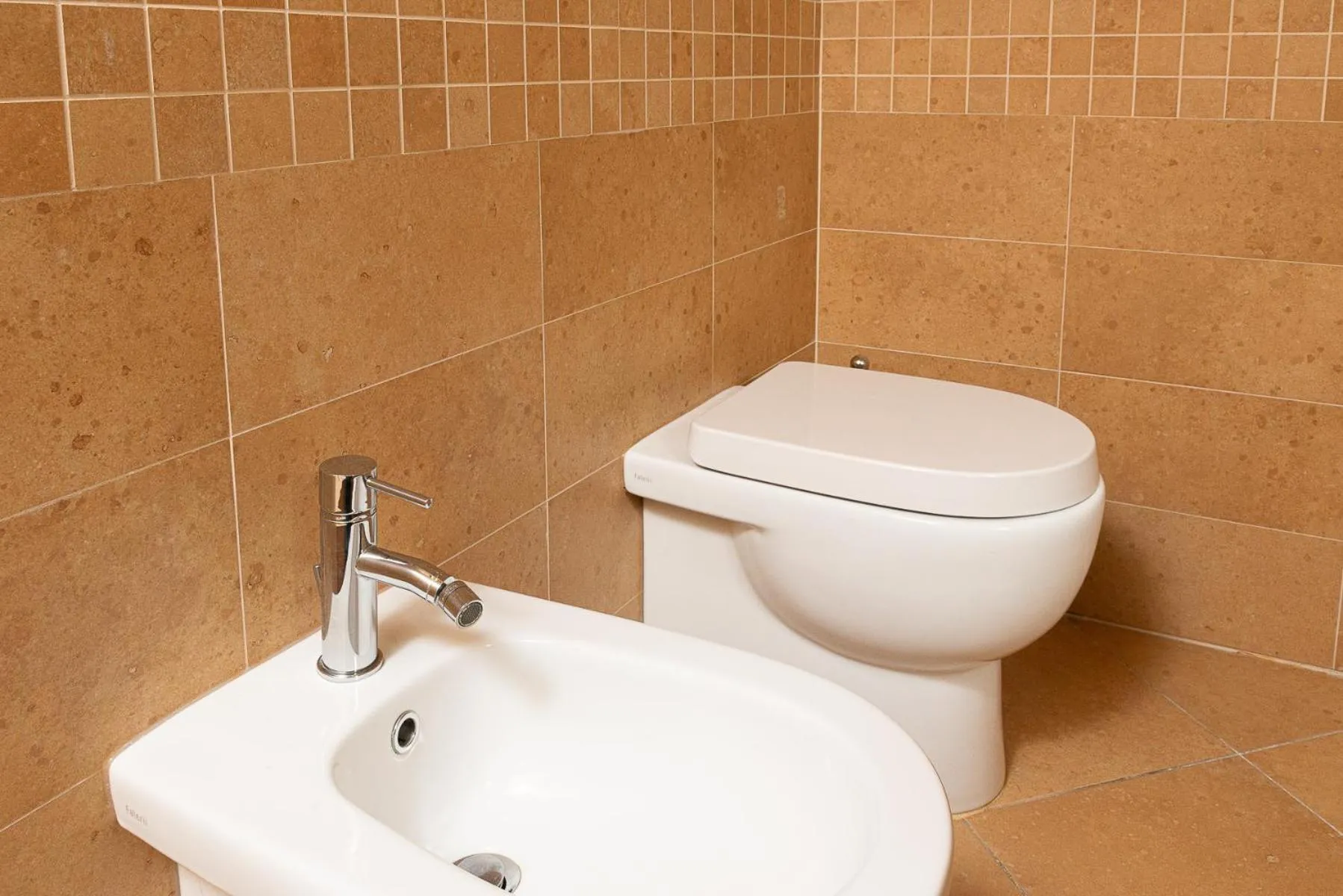 Bathroom in La Rocca Relais