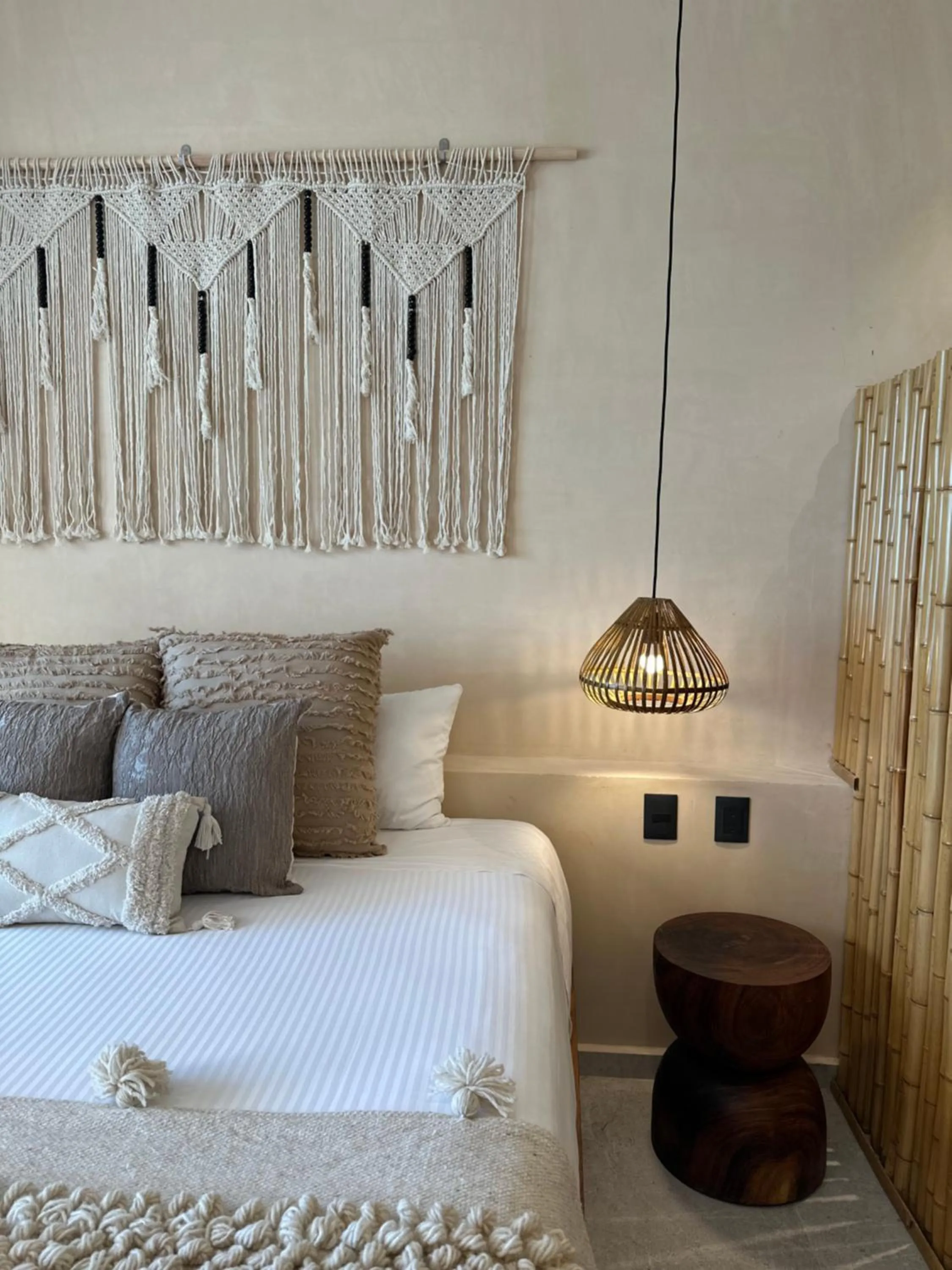 Bed in Ana y Jose Holbox Hotel & Beach Club