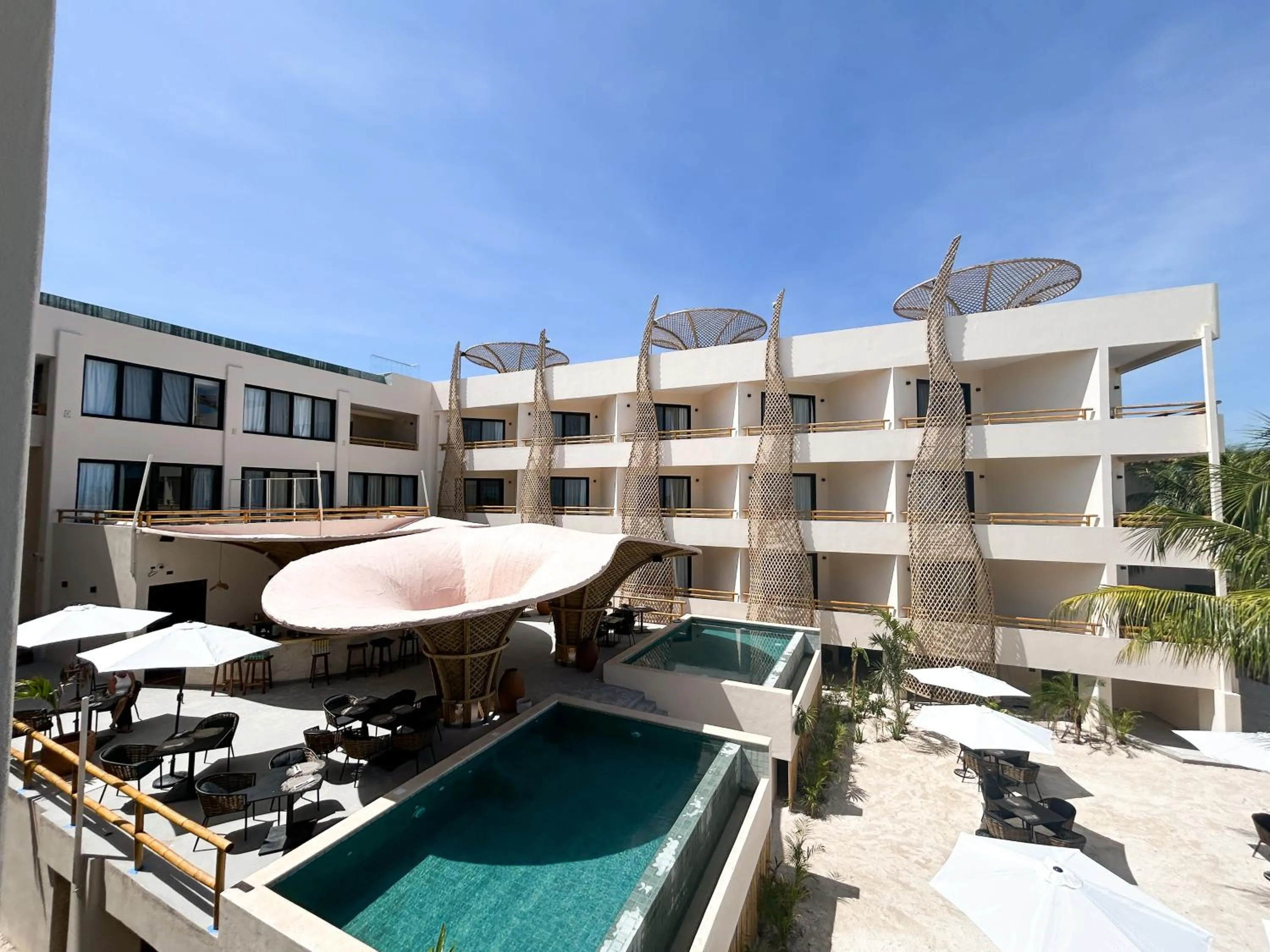 Swimming pool in Ana y Jose Holbox Hotel & Beach Club