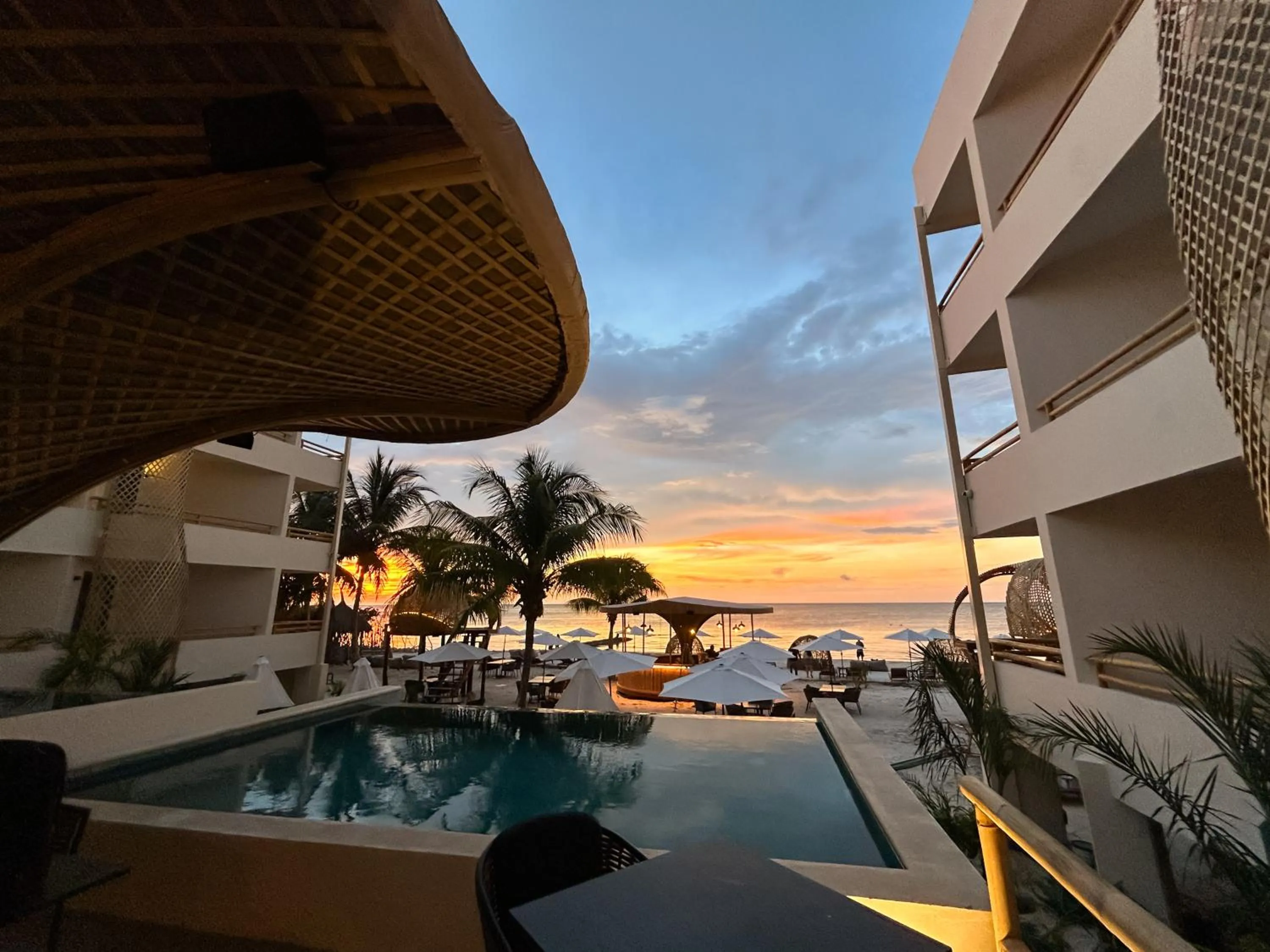 Swimming pool in Ana y Jose Holbox Hotel & Beach Club