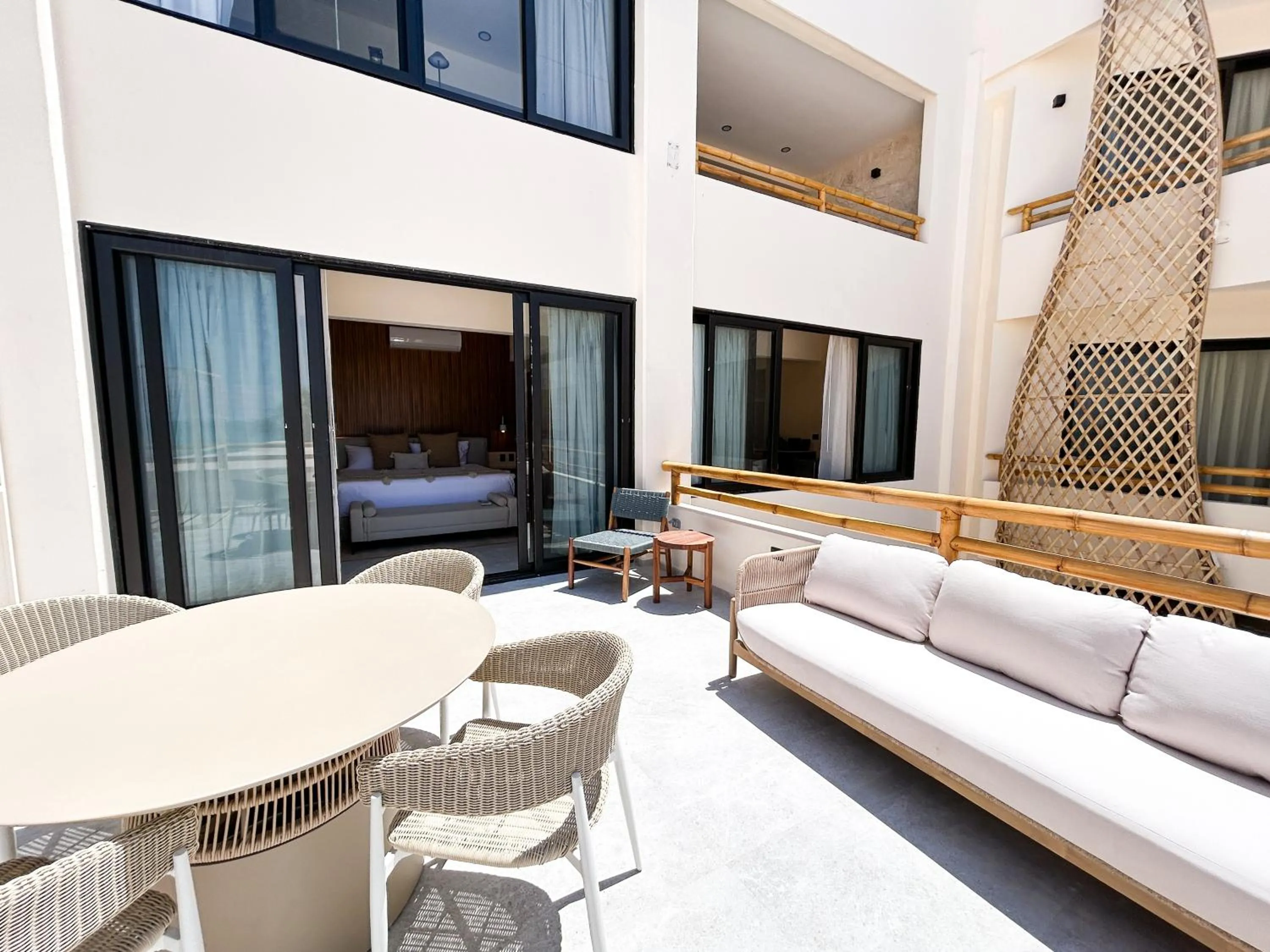 Balcony/Terrace in Ana y Jose Holbox Hotel & Beach Club