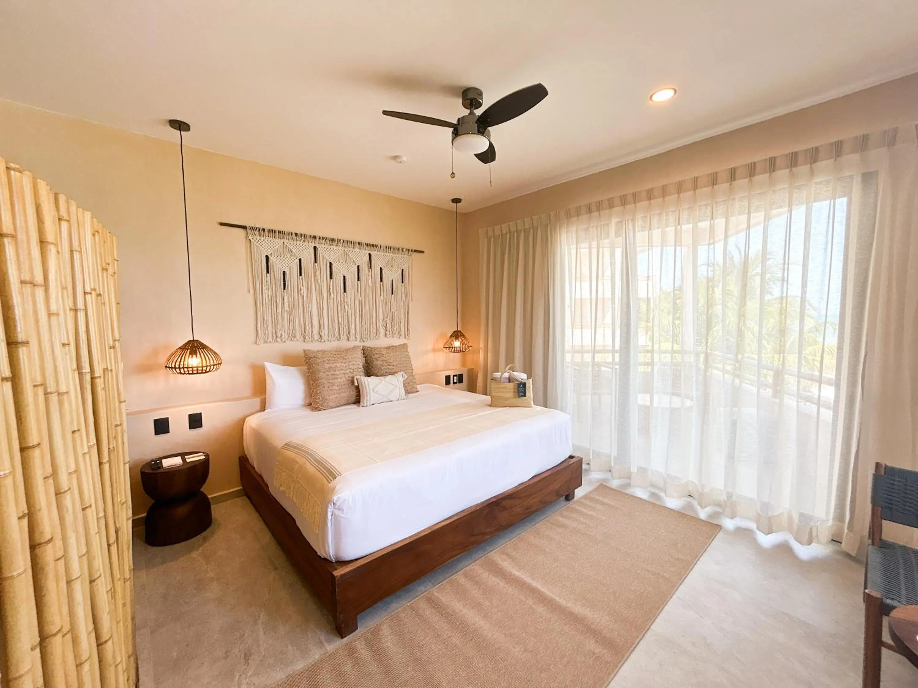 Bed in Ana y Jose Holbox Hotel & Beach Club