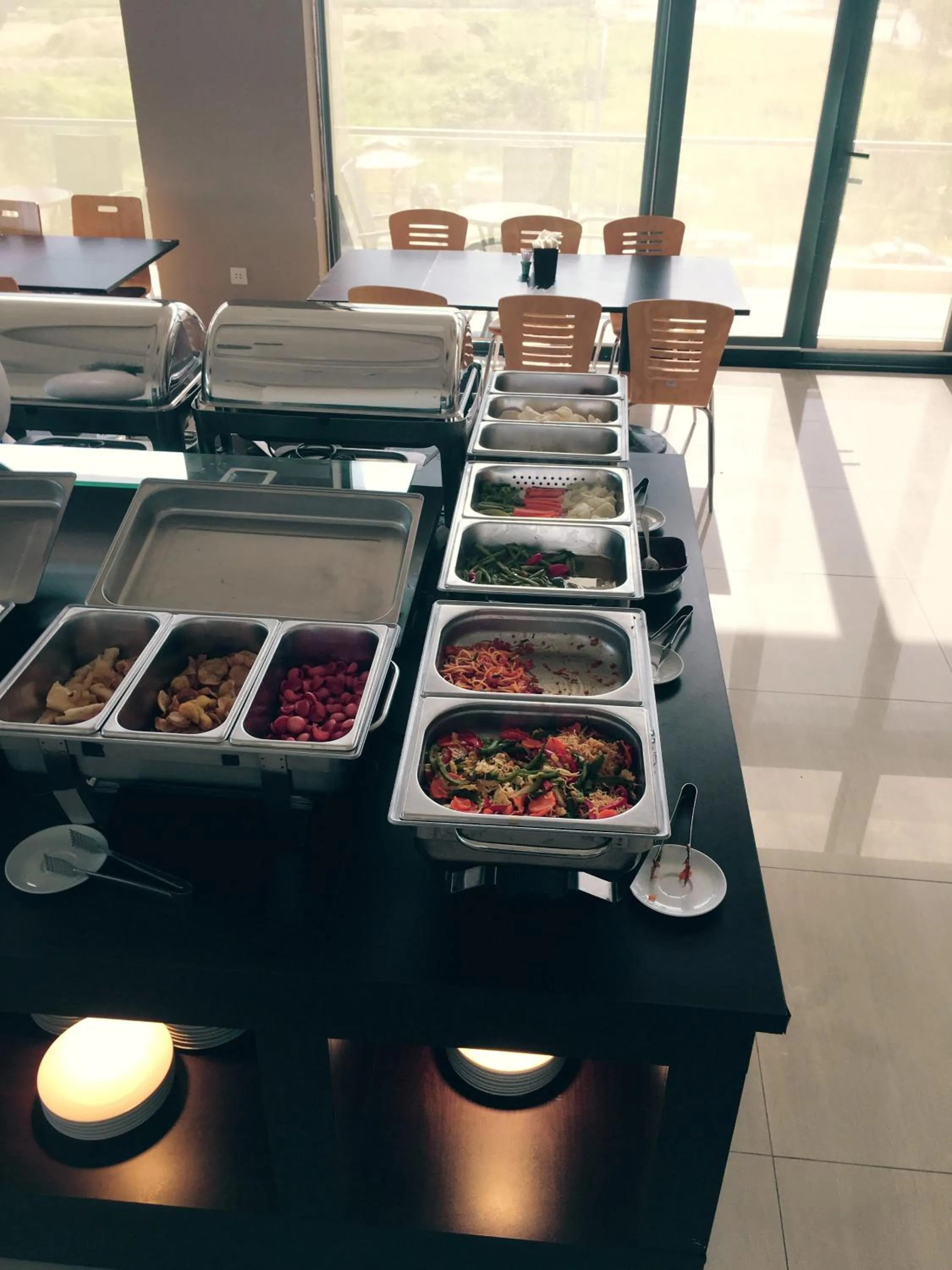 Buffet breakfast in Sea Garden Hotel