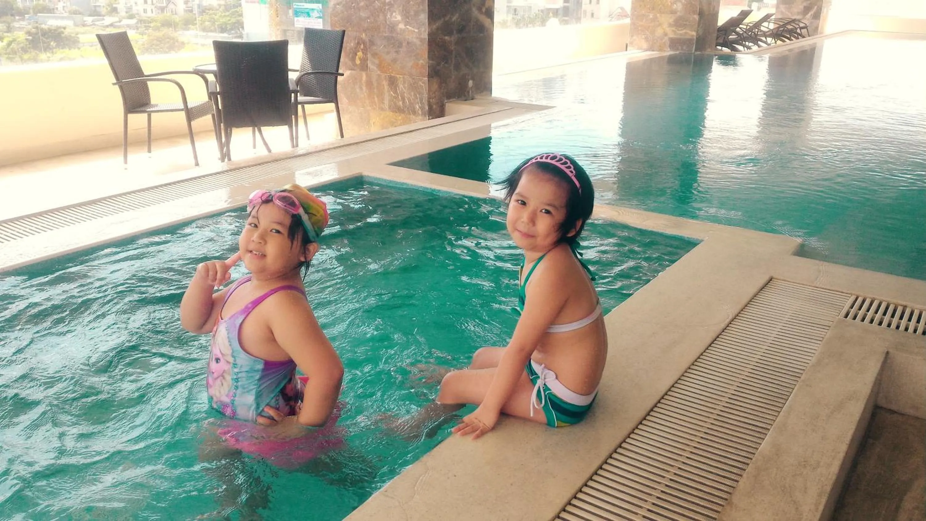 Pool view in Sea Garden Hotel