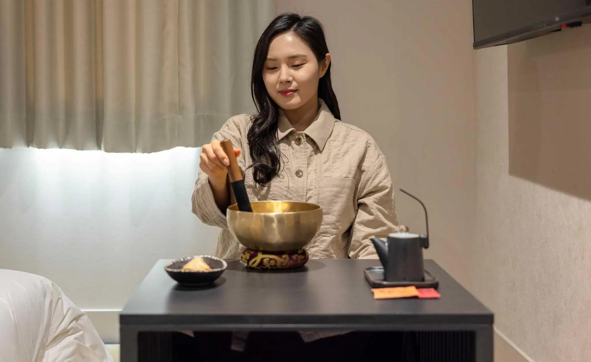 Meditation Double Room in Anook Ryokan Hotel Jeonju