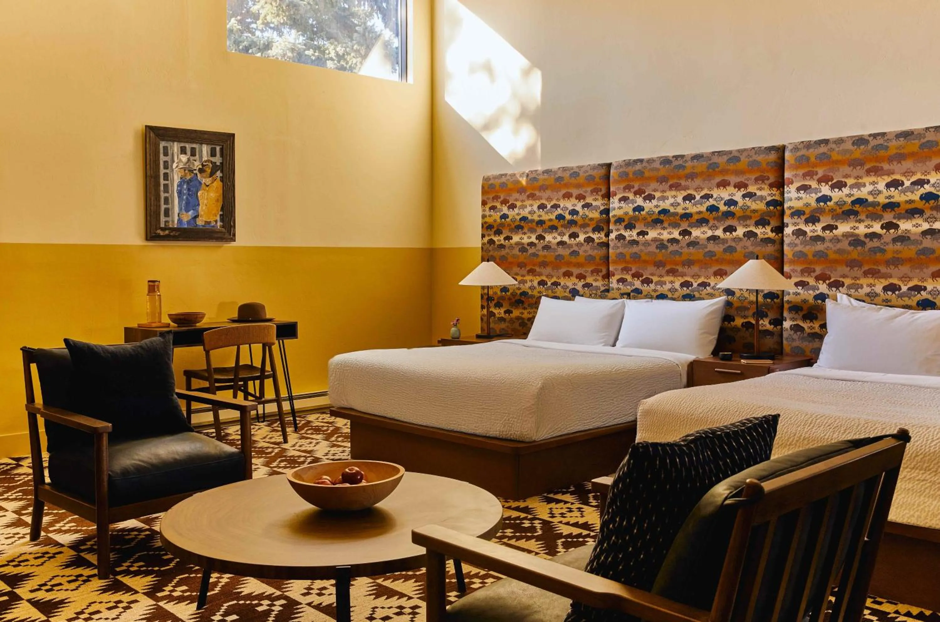 Photo of the whole room, Bed in Wandering Buffalo