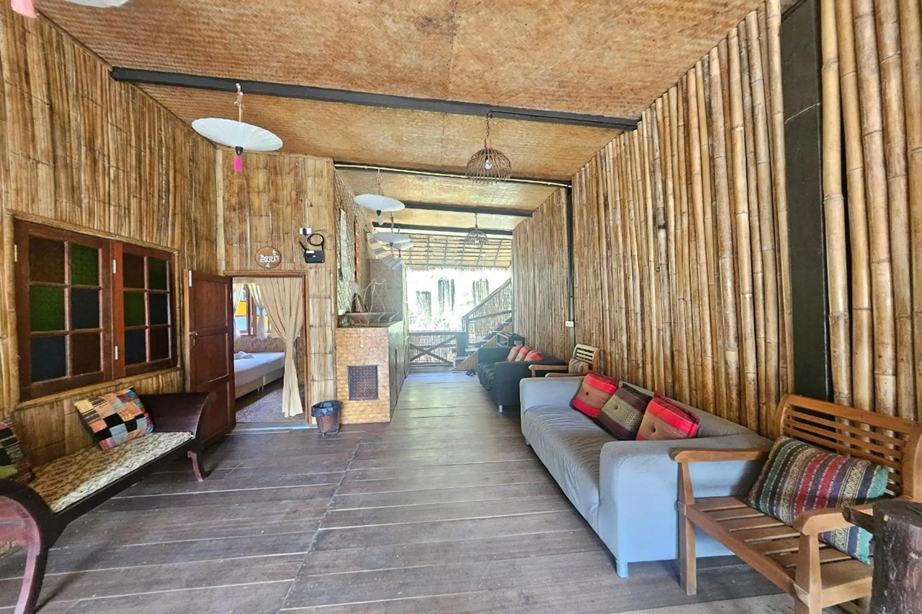 Seating area in Mae Mae Home