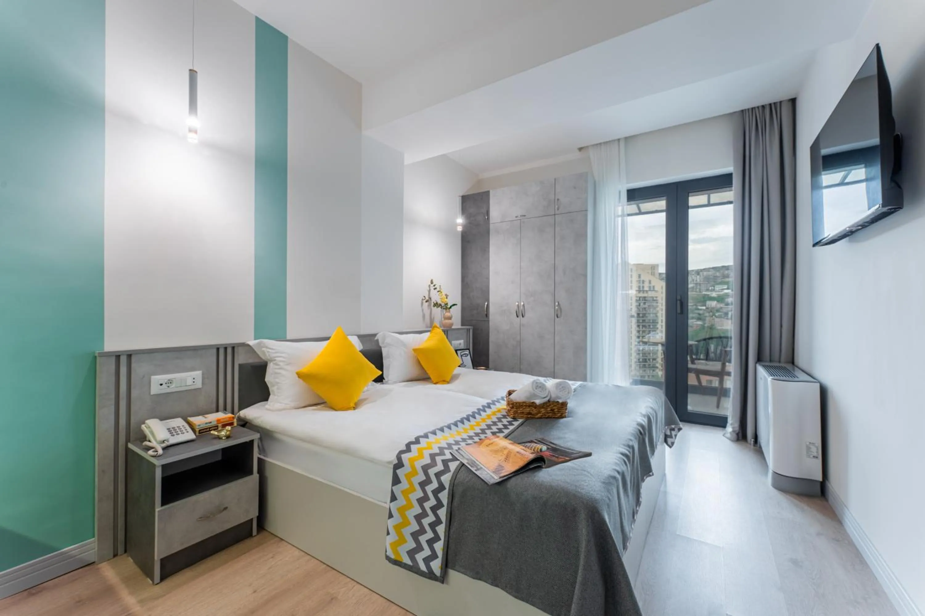 Studio Apartment with Balcony in Sunset Apart-Hotel