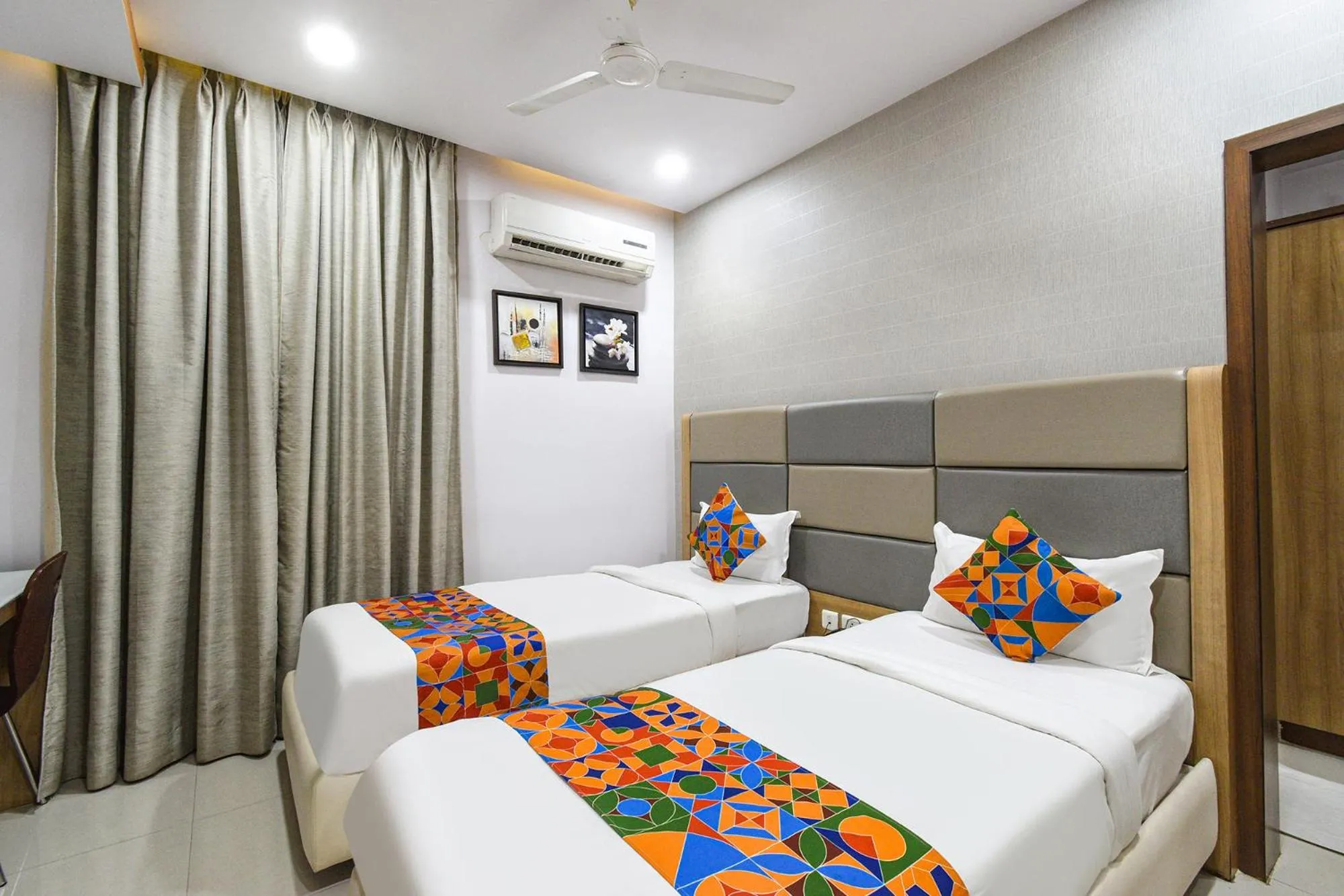Bedroom, Bed in Oriva Aditya Homes - Nr IIT Hyderabad Circle