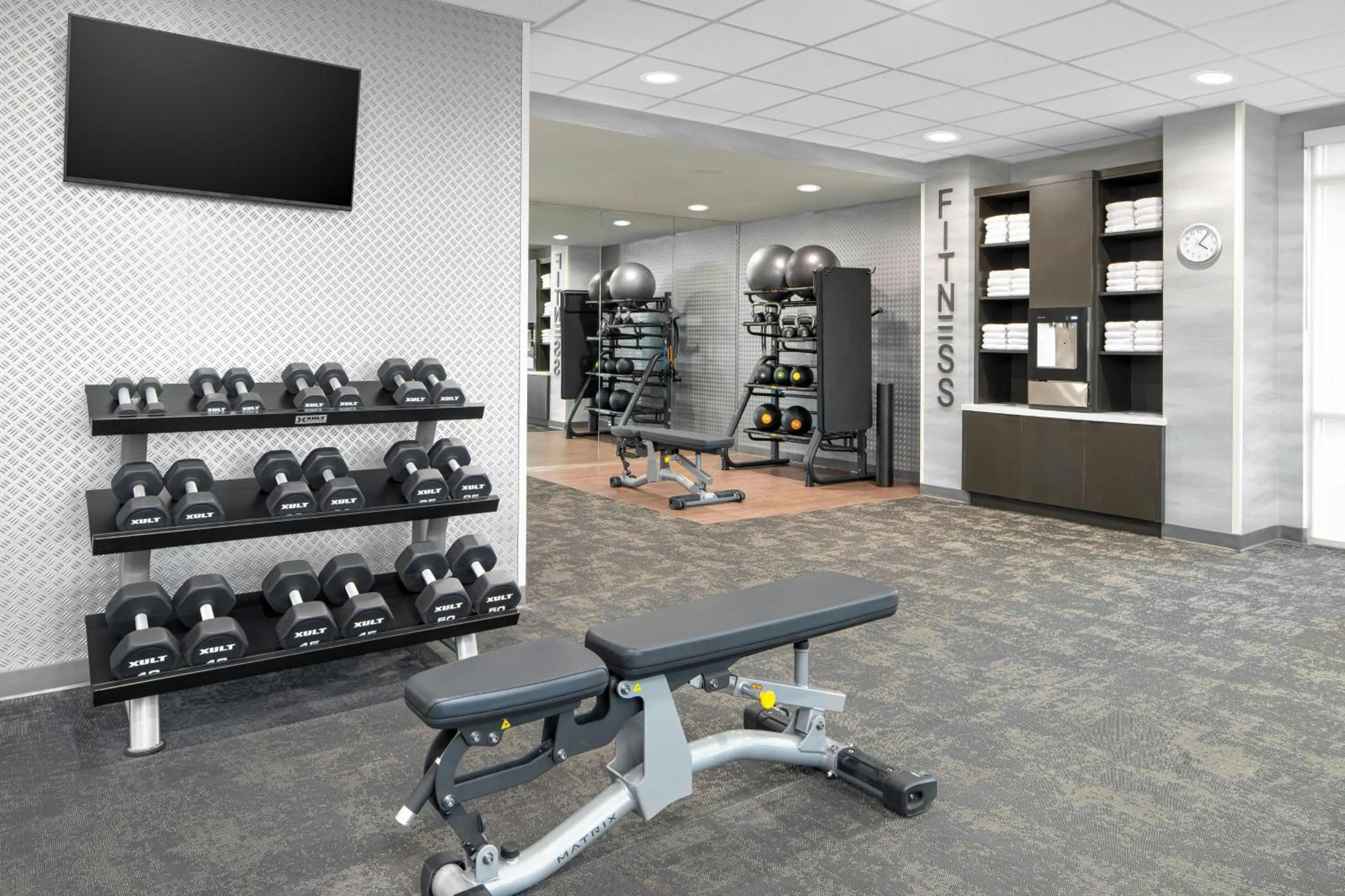 Fitness centre/facilities in Fairfield Inn & Suites by Marriott Piedmont Greenville