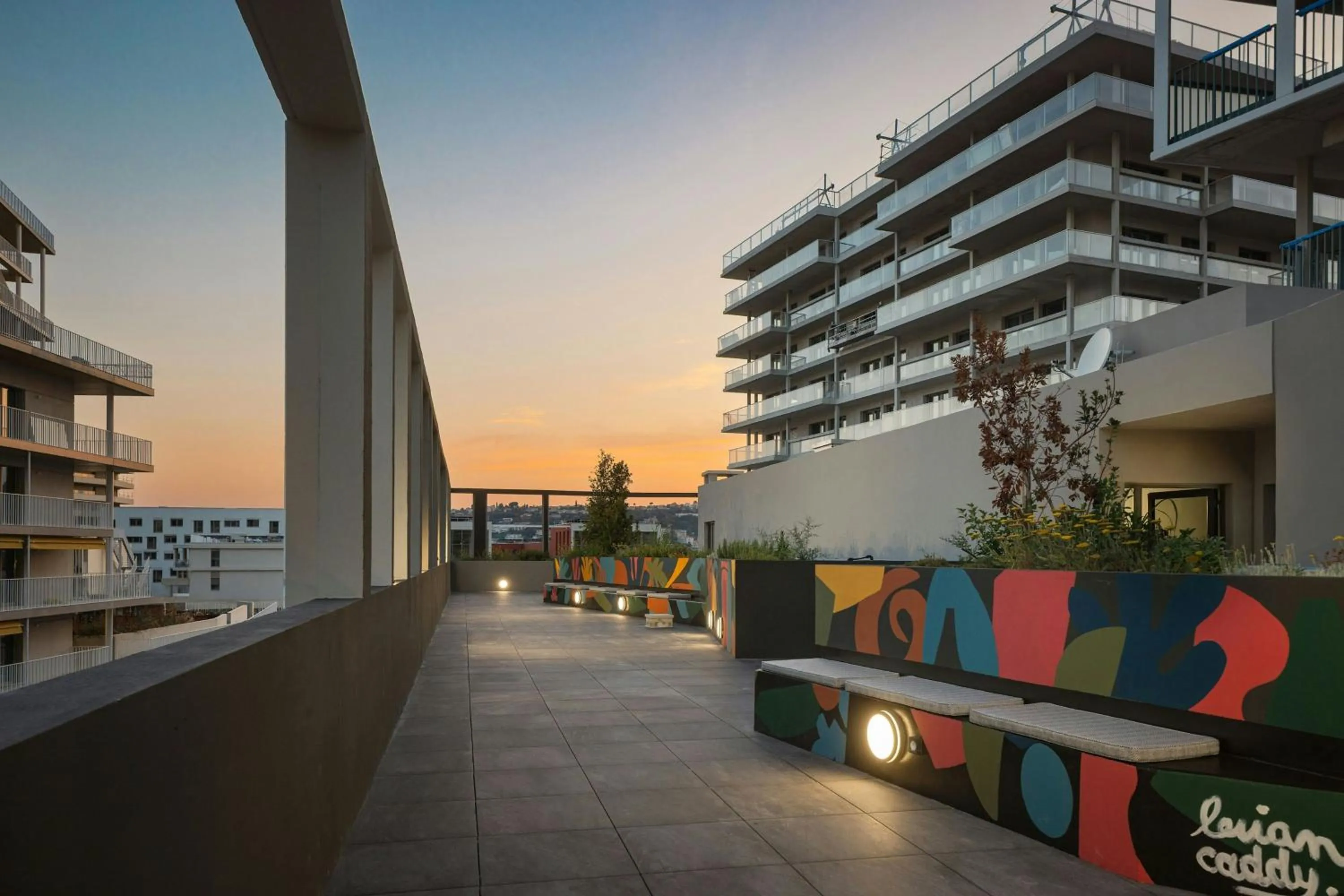 View (from property/room) in Moxy Nice