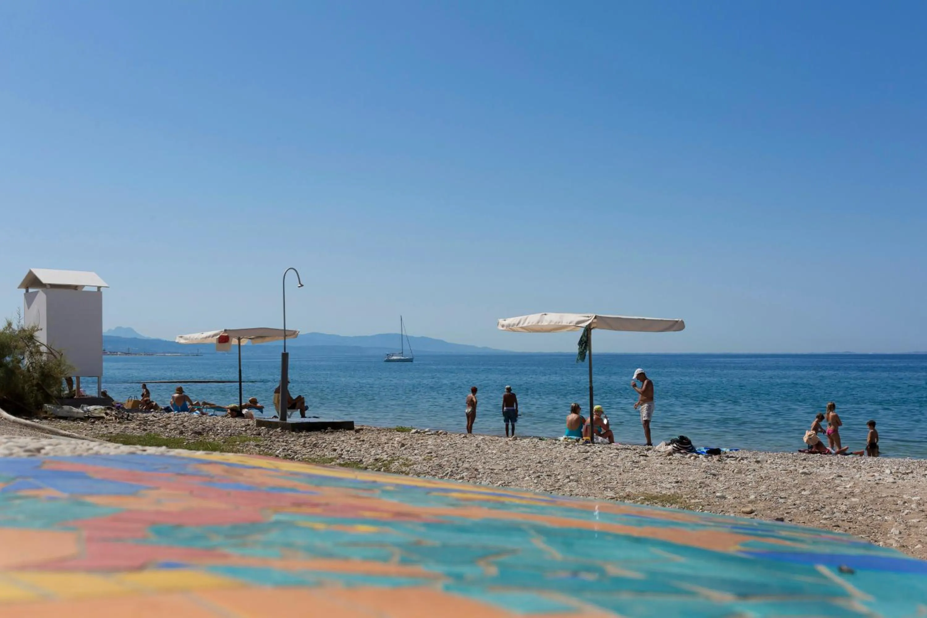 Beach in Delfini Hotel