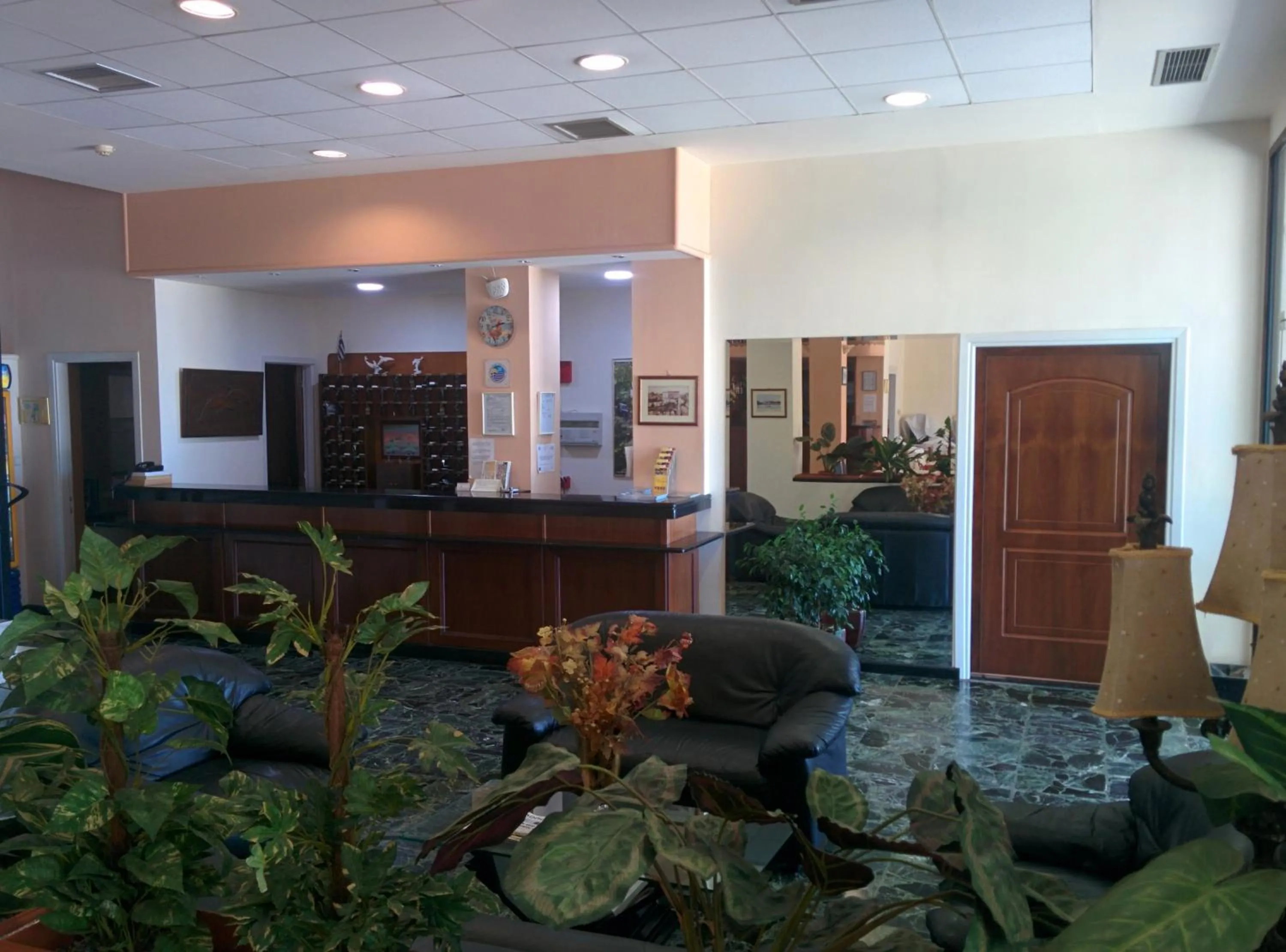 Facade/entrance in Delfini Hotel