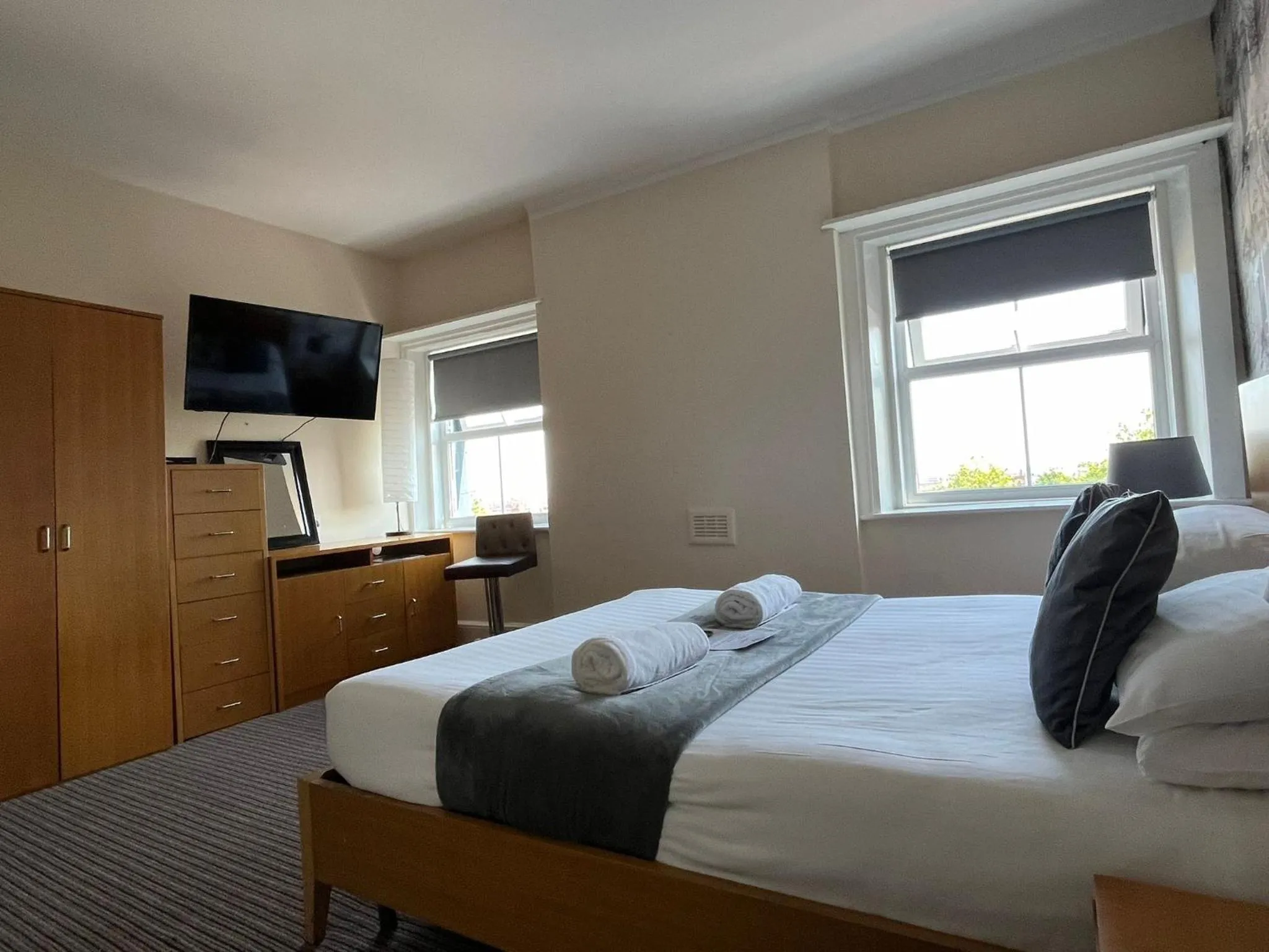 Bed in The New Brighton Hotel