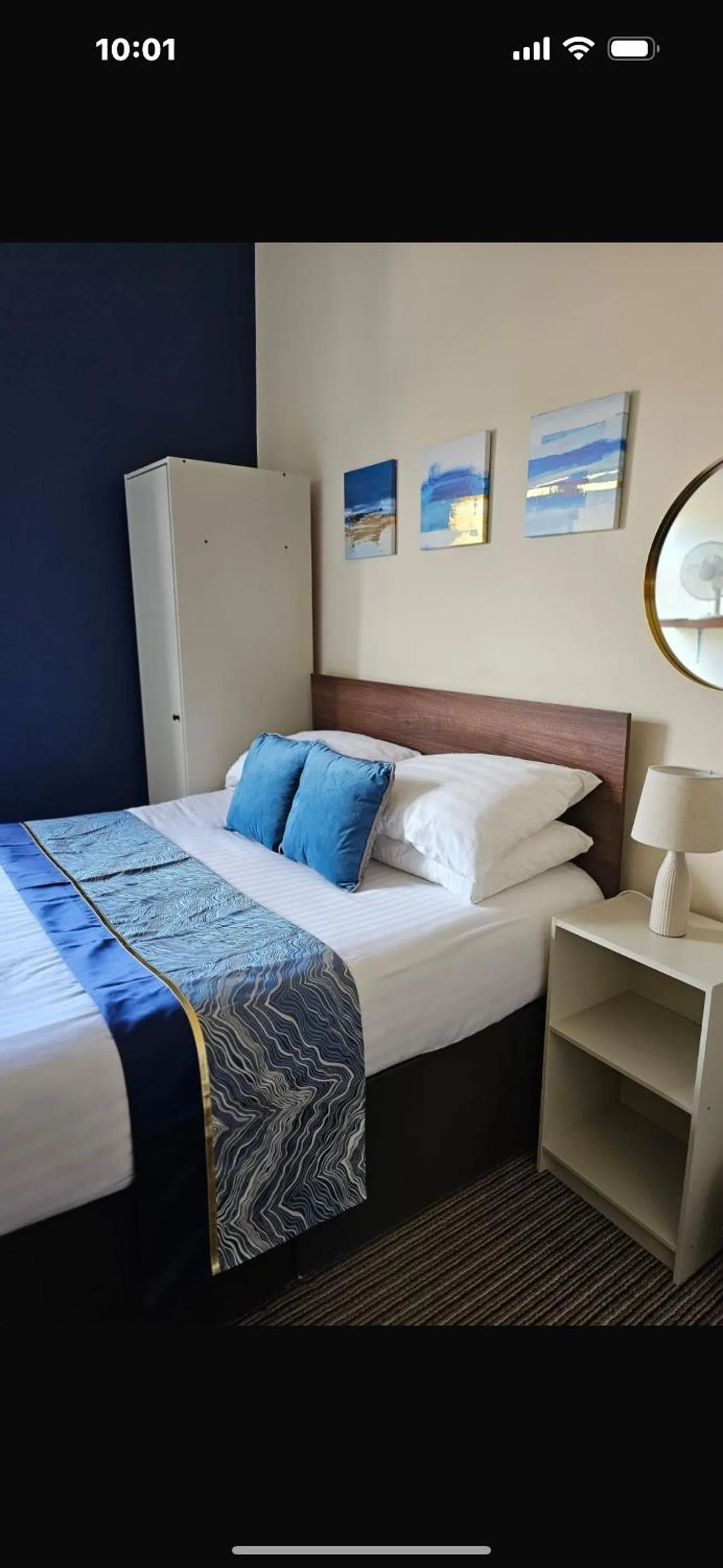 Bed in The New Brighton Hotel