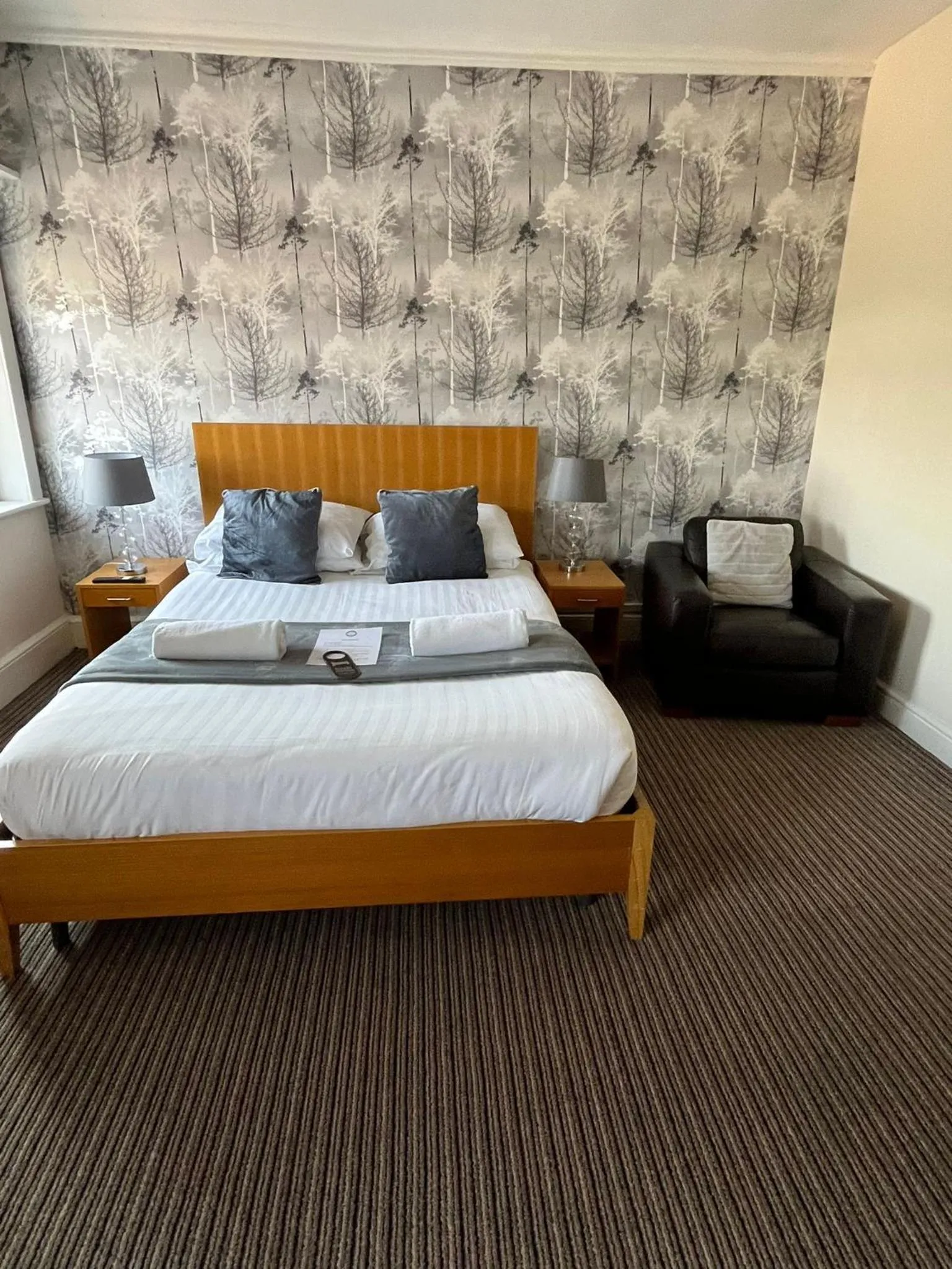 Bed in The New Brighton Hotel