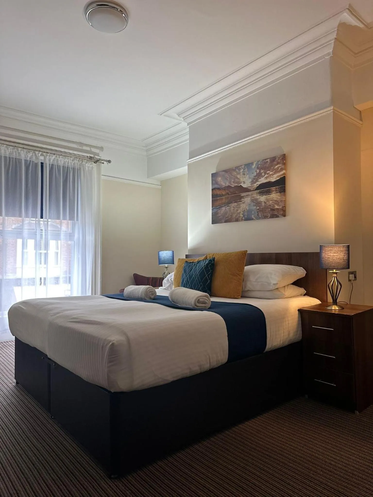 Bed in The New Brighton Hotel