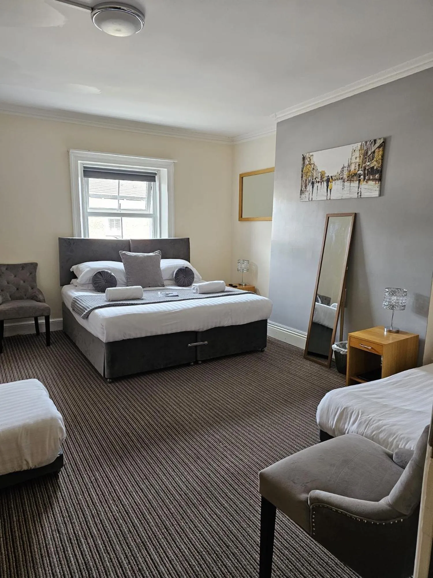 Bed in The New Brighton Hotel