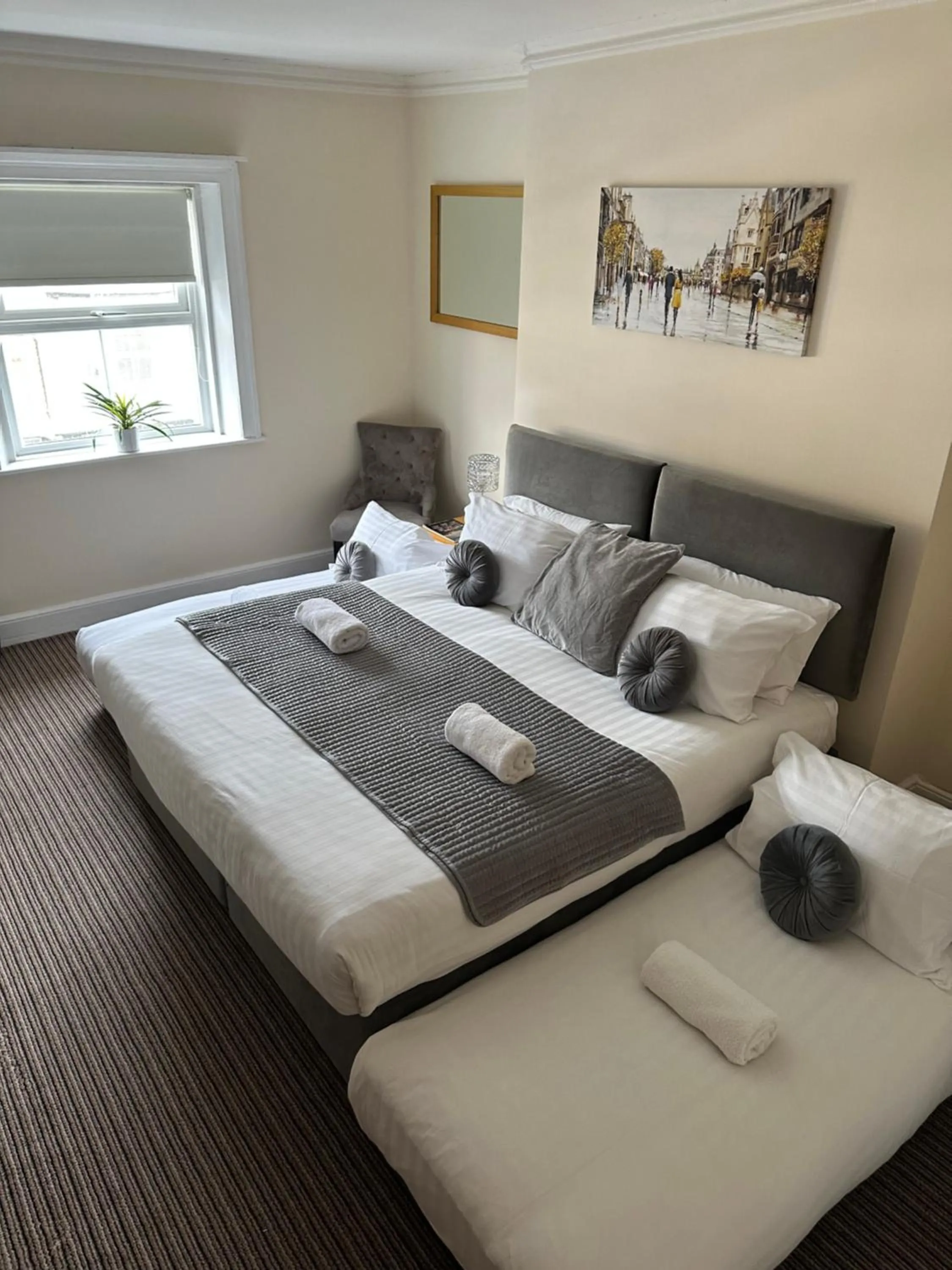 Bed in The New Brighton Hotel