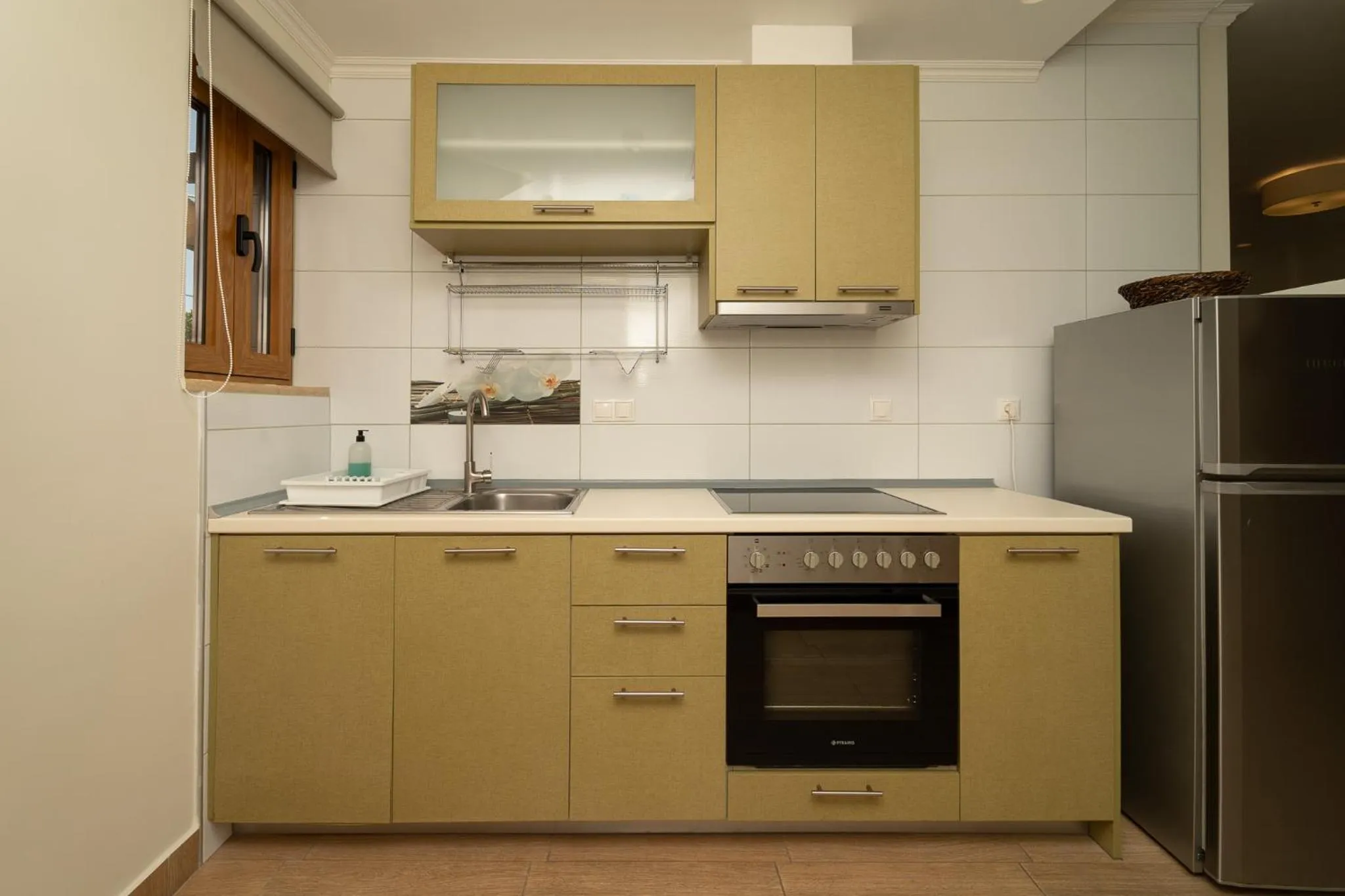 kitchen in Niriides Luxury Villas