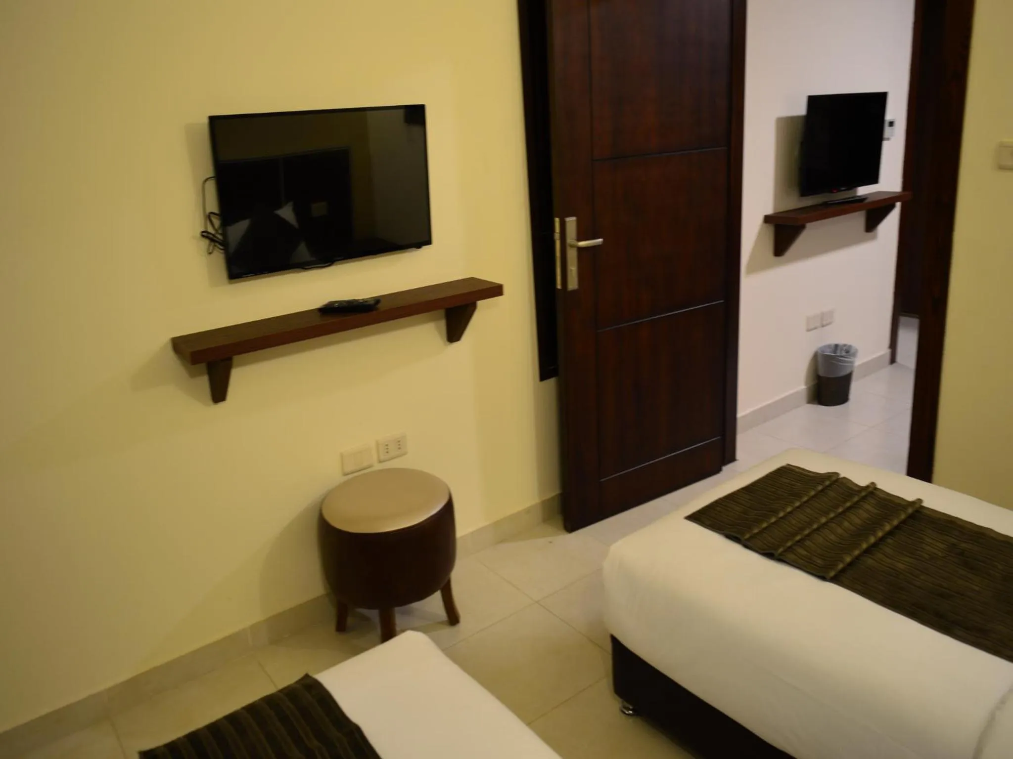 Decorative detail, Bed in Ream Hotel Amman