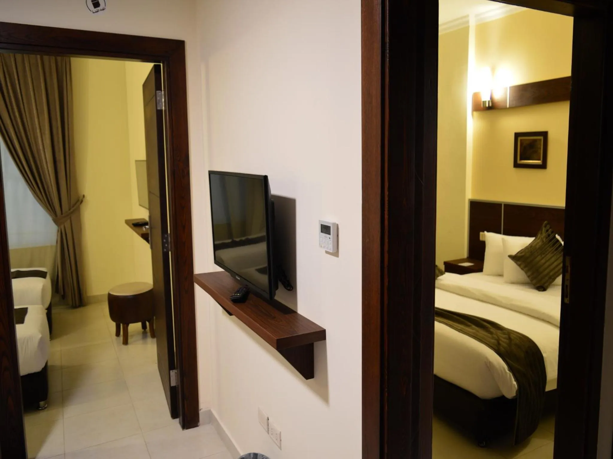 Bed in Ream Hotel Amman