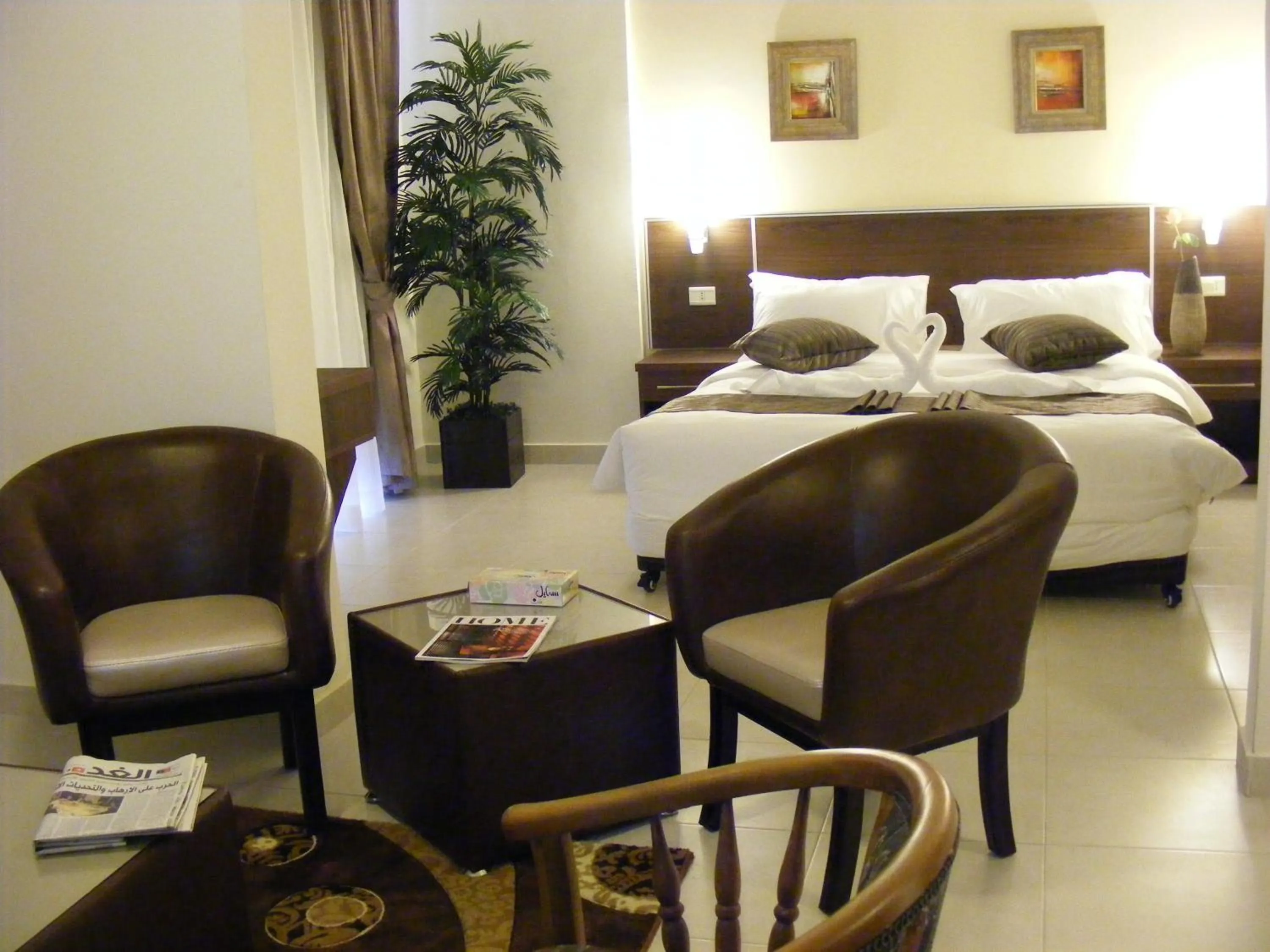 Photo of the whole room, Bed in Ream Hotel Amman