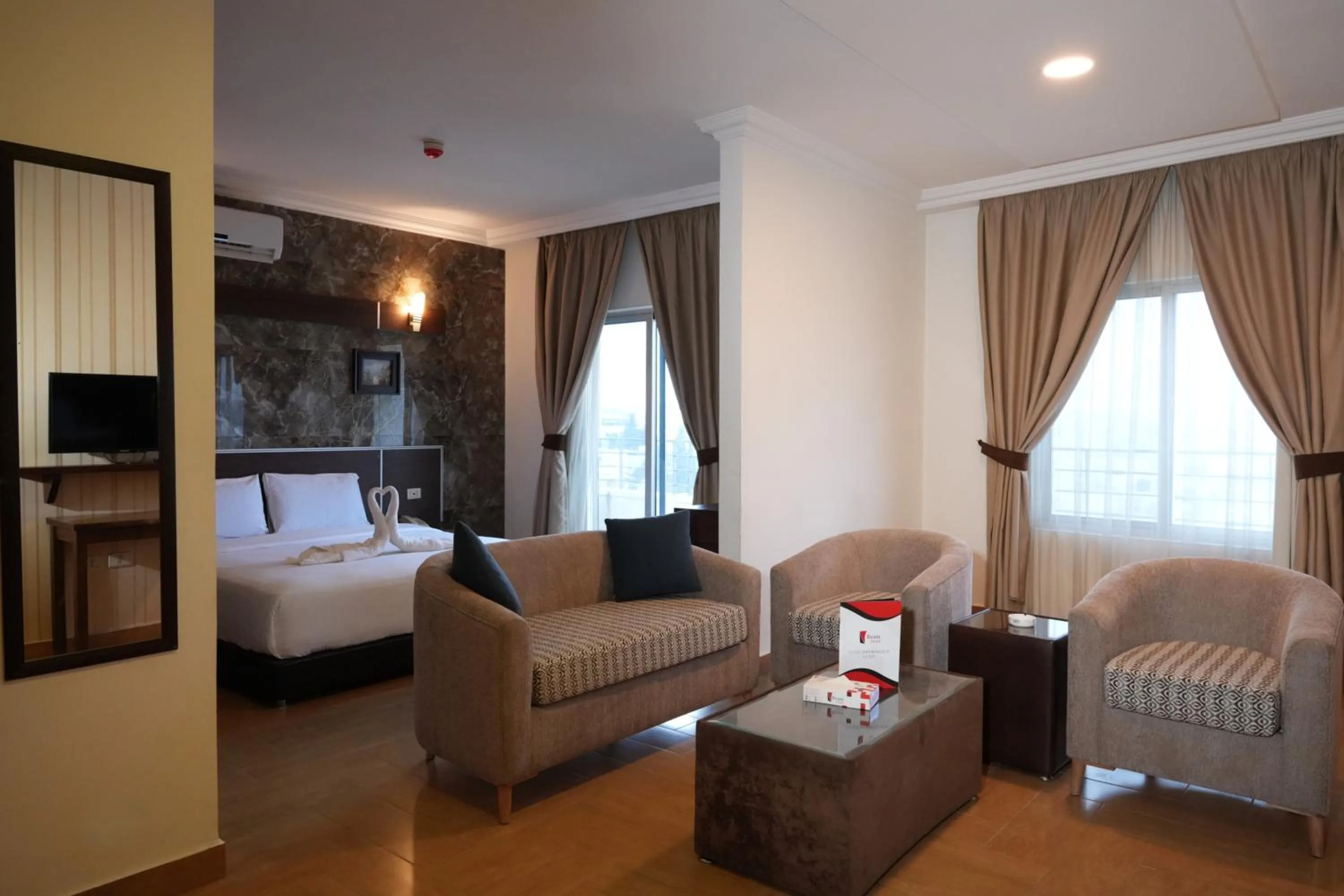 Bedroom, Bed in Ream Hotel Amman